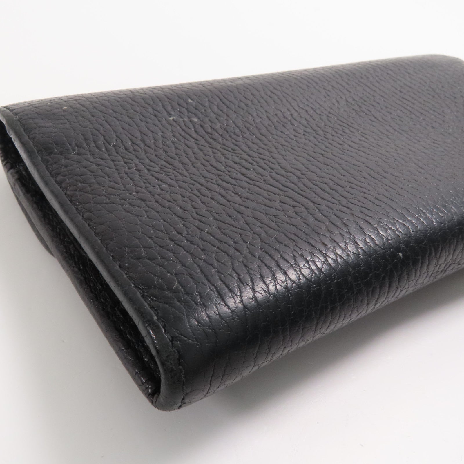 GUCCI 牛皮皮革Long Wallet金扣長錢包