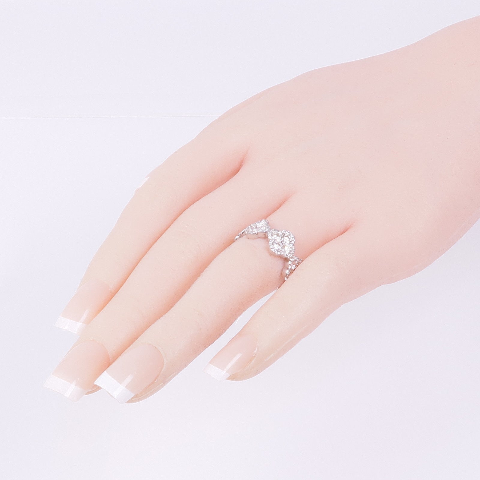 JEWELRY PT900鉑金Diamond Ring鑽石戒指US#6.5