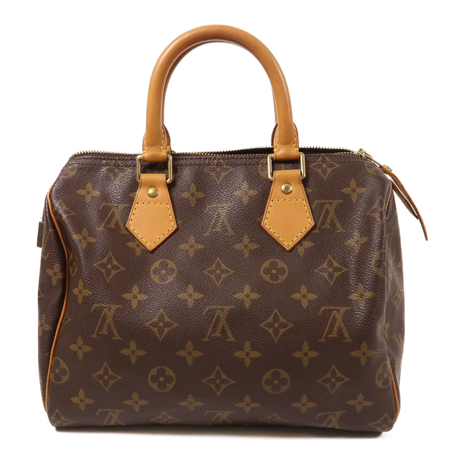 LOUIS VUITTON Monogram Speedy 25金扣手挽袋