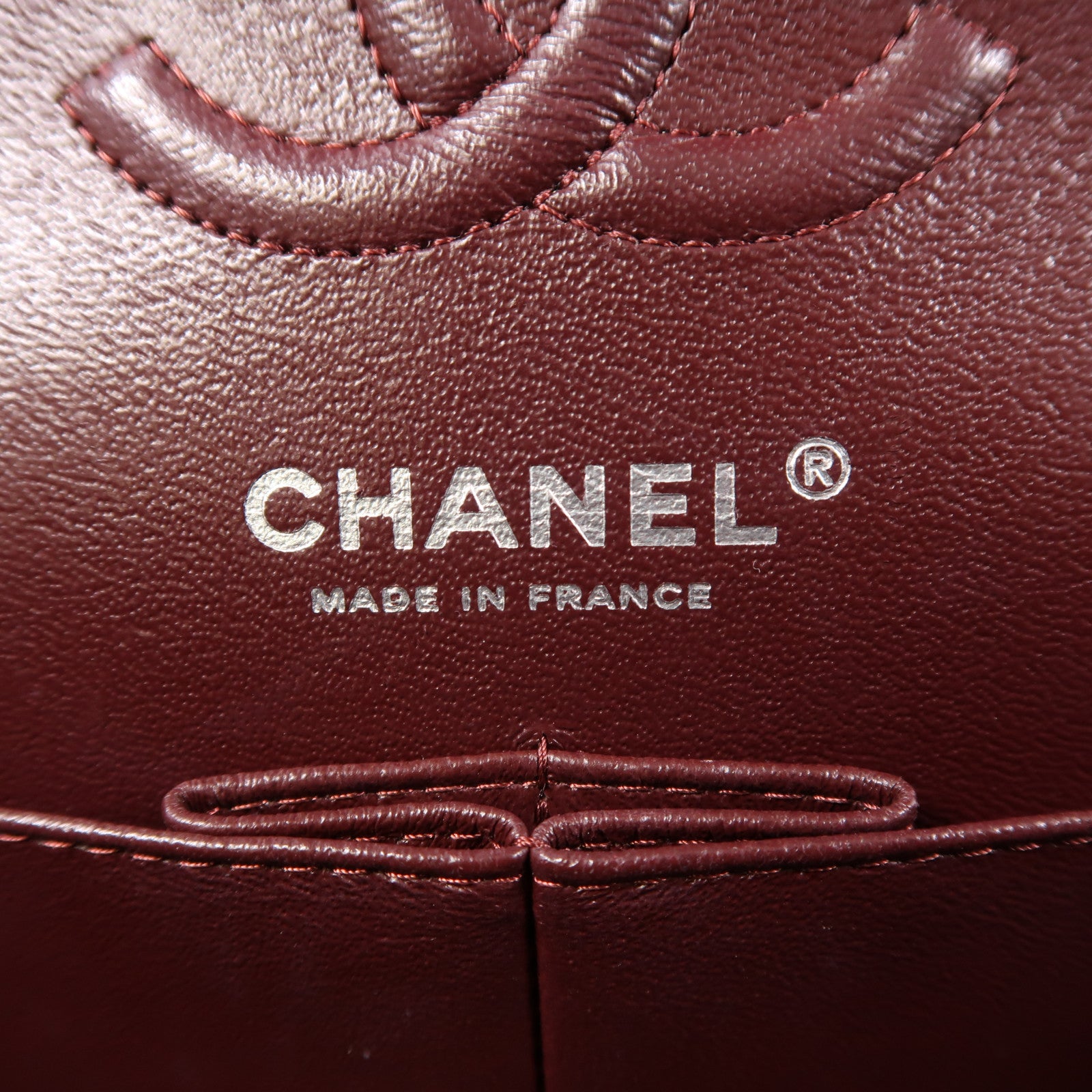 CHANEL 羊皮皮革Classic 23銀扣鏈帶肩背袋