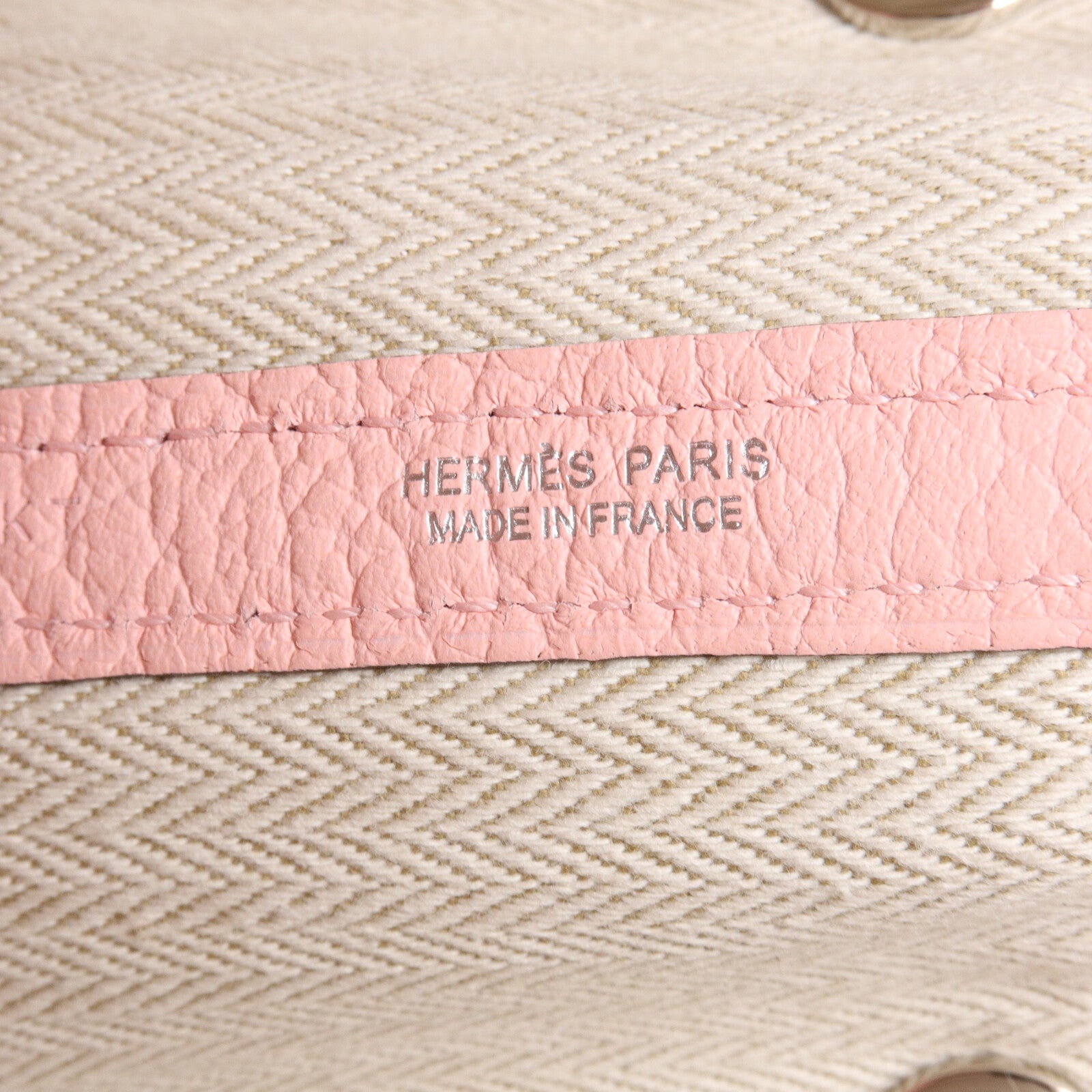 HERMES Negonda皮革Garden Party PM手挽袋Rose Sakura