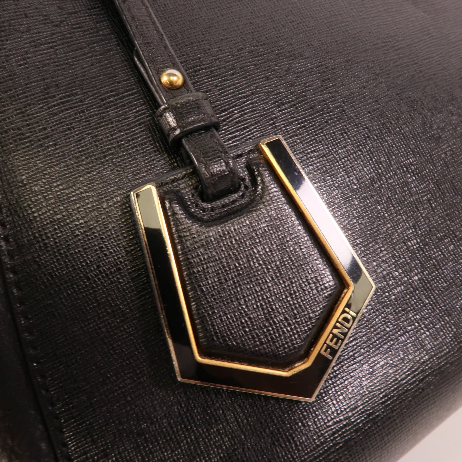 FENDI 牛皮皮革Petite 2Jours手挽肩背兩用袋