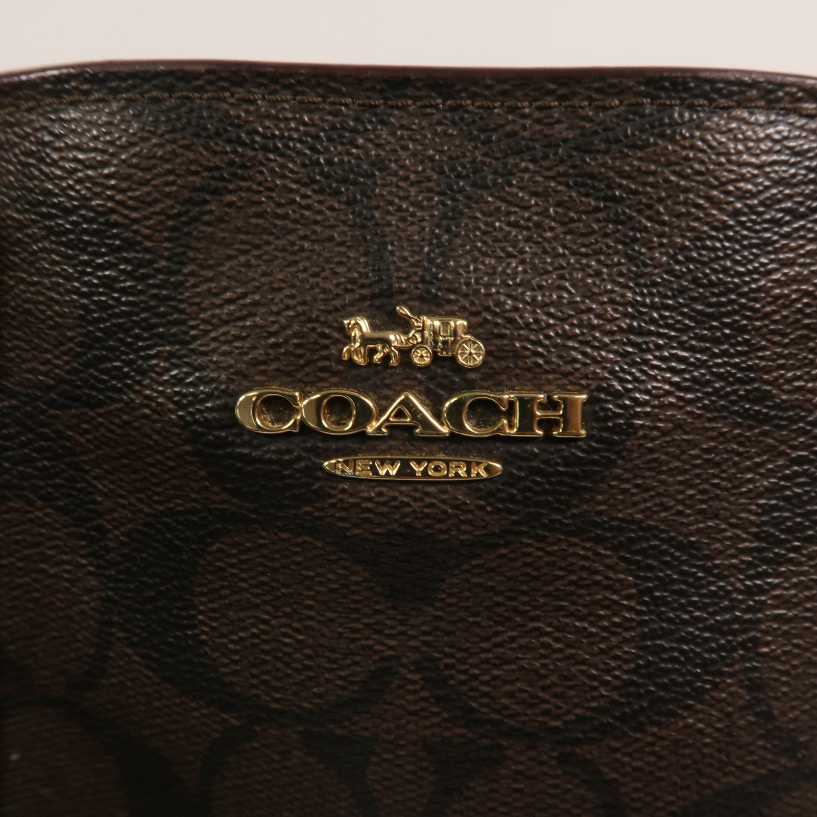 COACH 牛皮皮革2 Way Shoulder Bag手挽肩背兩用袋