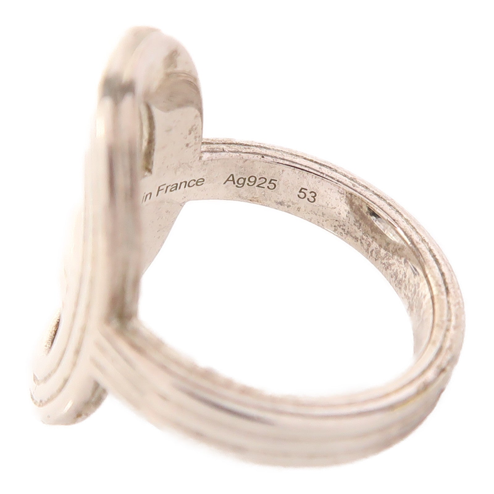 HERMES 925純銀Chaine D Ancre戒指US#6