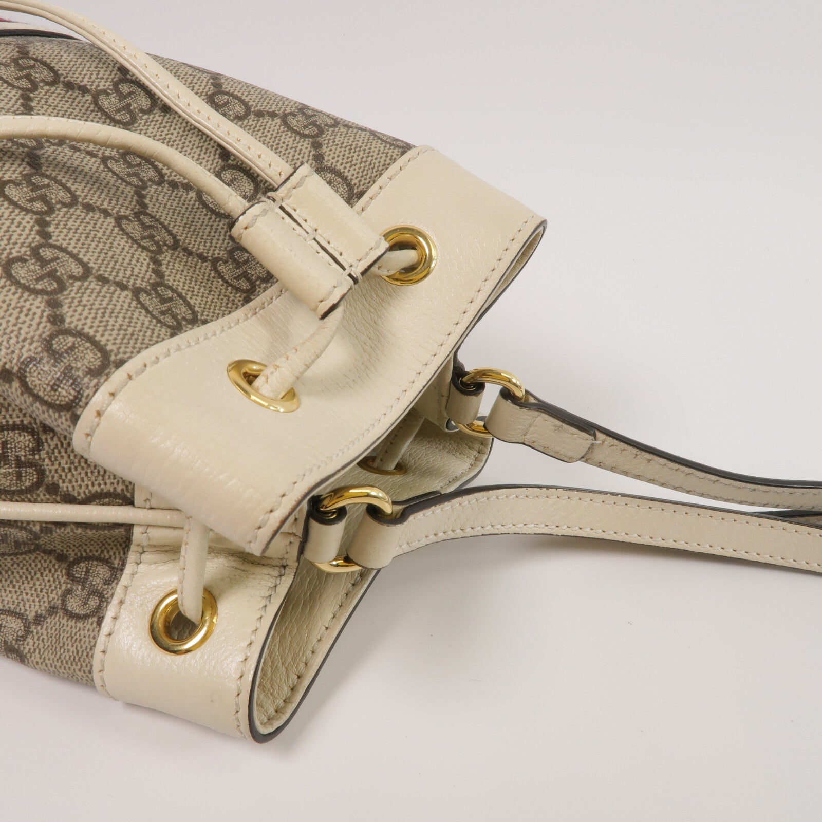 GUCCI 塗層帆布Ophidia GG Mini Bucket Bag肩背袋