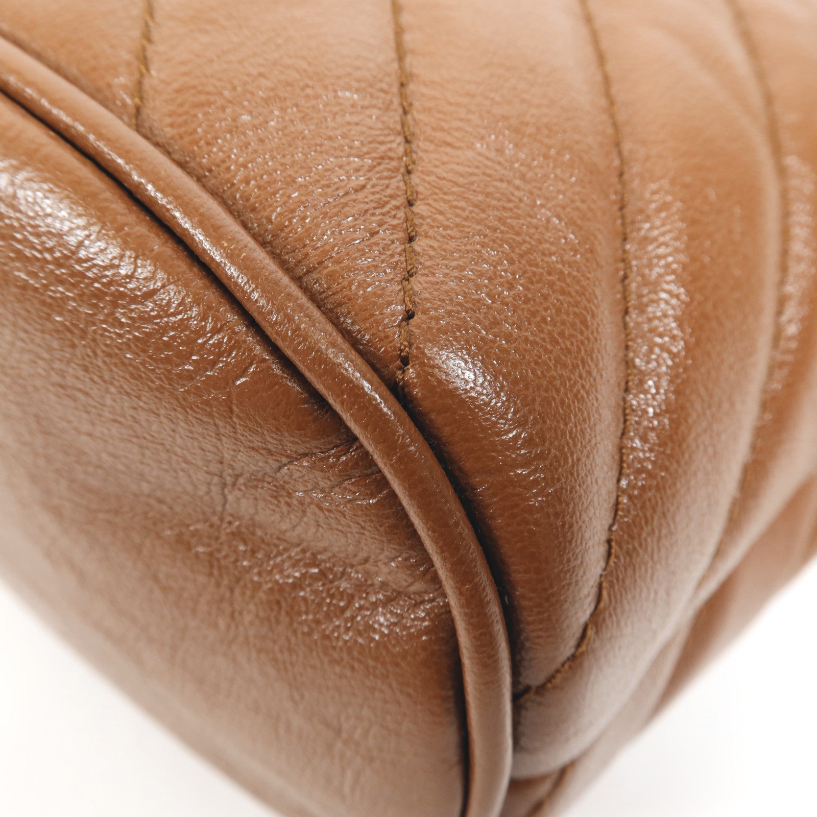 GUCCI 牛皮皮革GG Marmont Bucket金扣鏈帶肩背袋