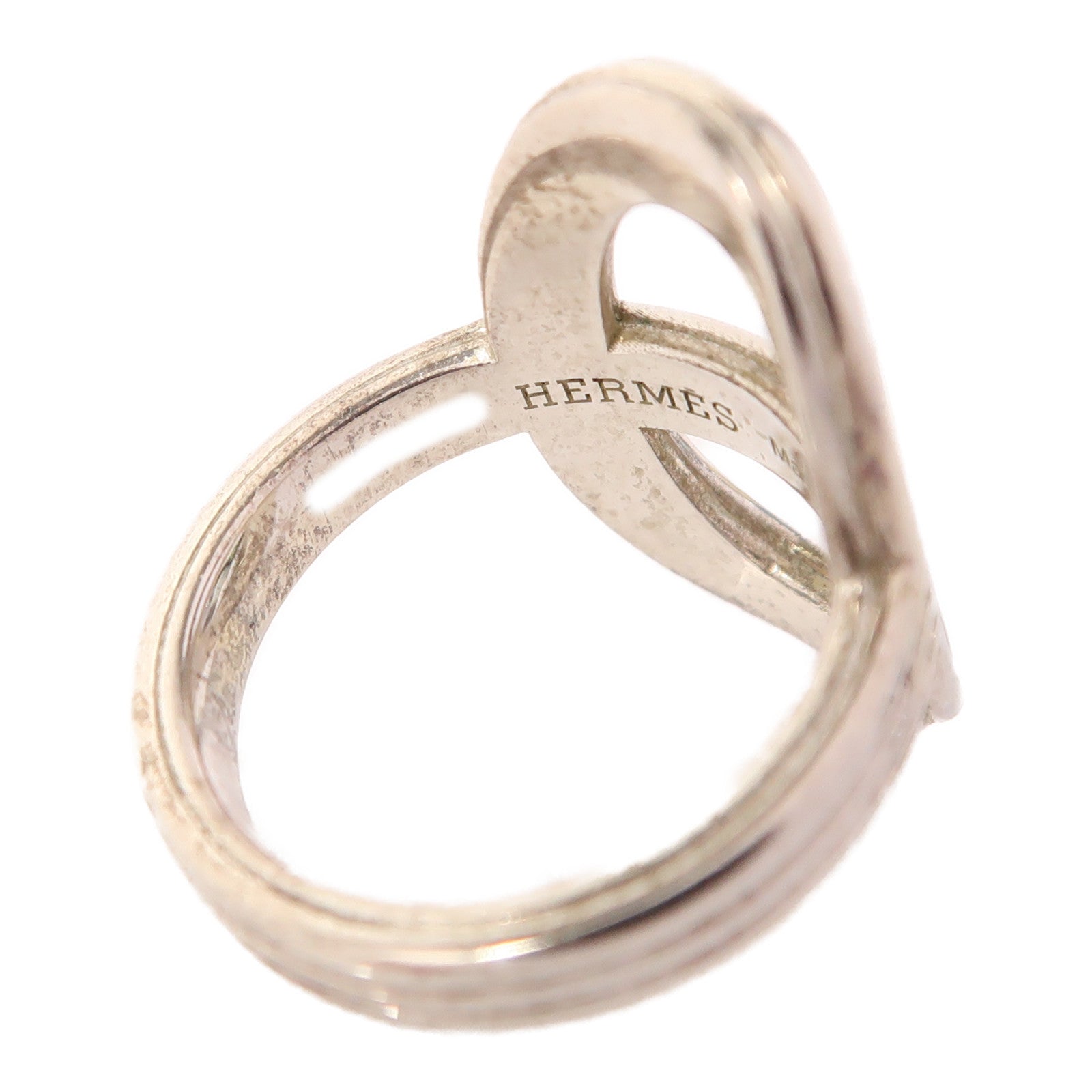 HERMES 925純銀Chaine D Ancre戒指US#6