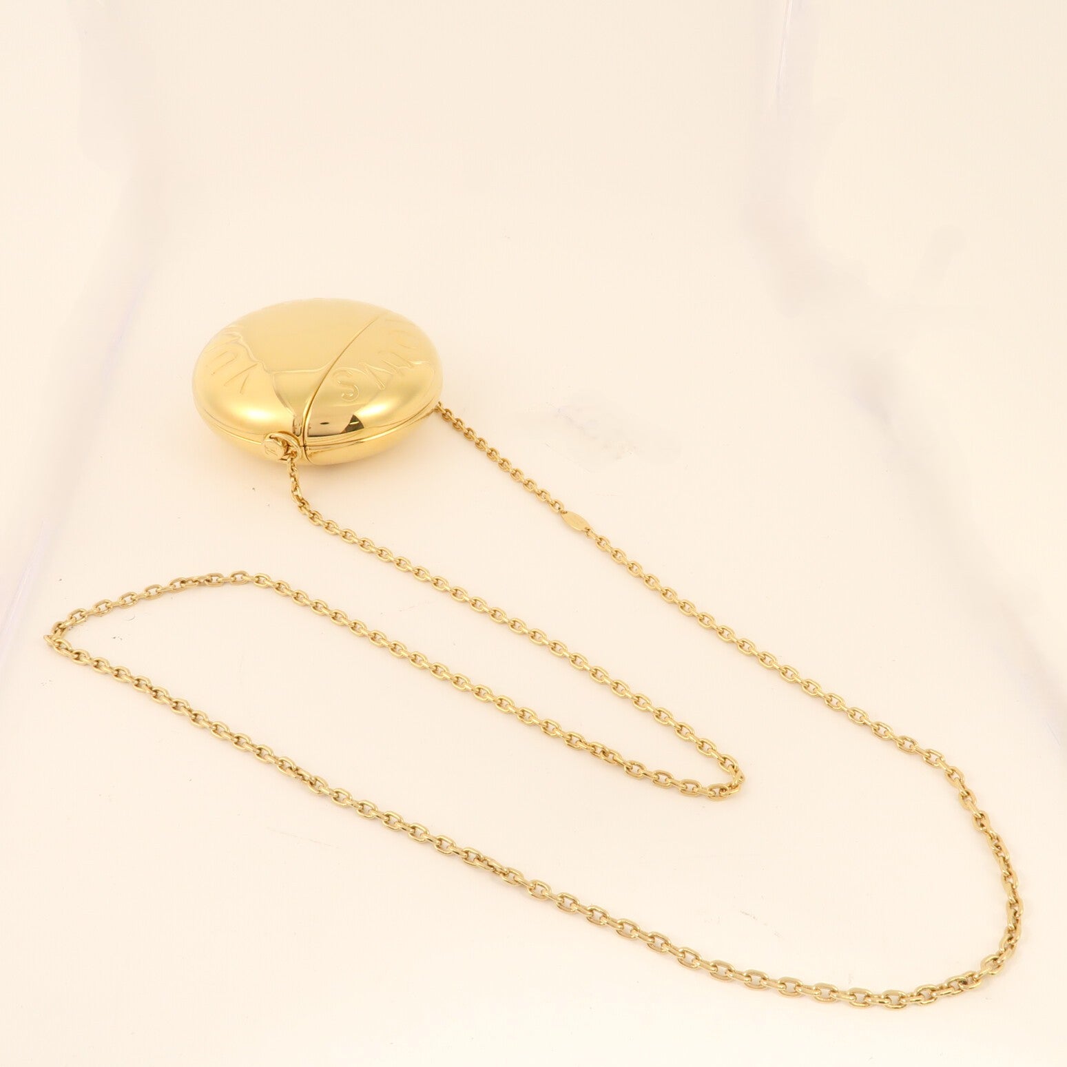 LOUIS VUITTON 金屬Airpop Case With Chain鏈帶耳機套