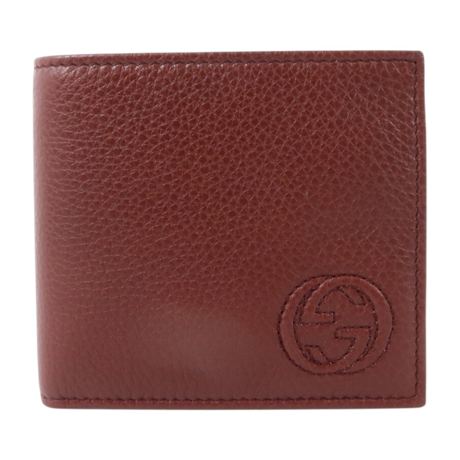GUCCI 牛皮皮革Interlocking G Wallet錢包