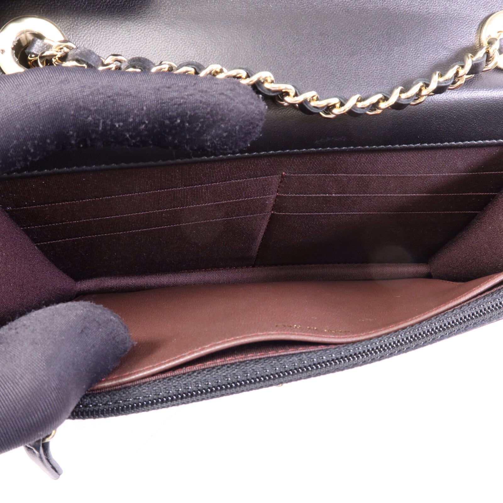 CHANEL 羊皮皮革Trendy CC Wallet On Chain金扣鏈帶肩背袋