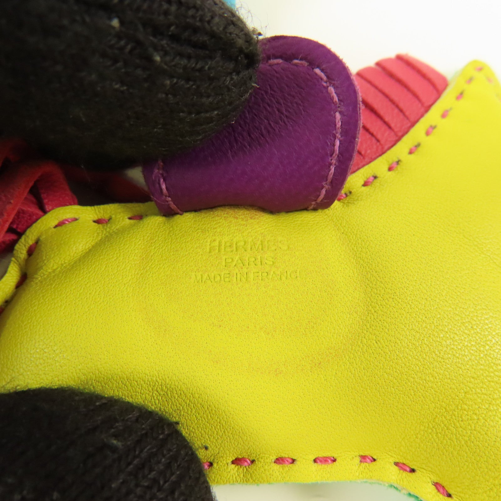 HERMES Milo皮革Rodeo PM掛飾