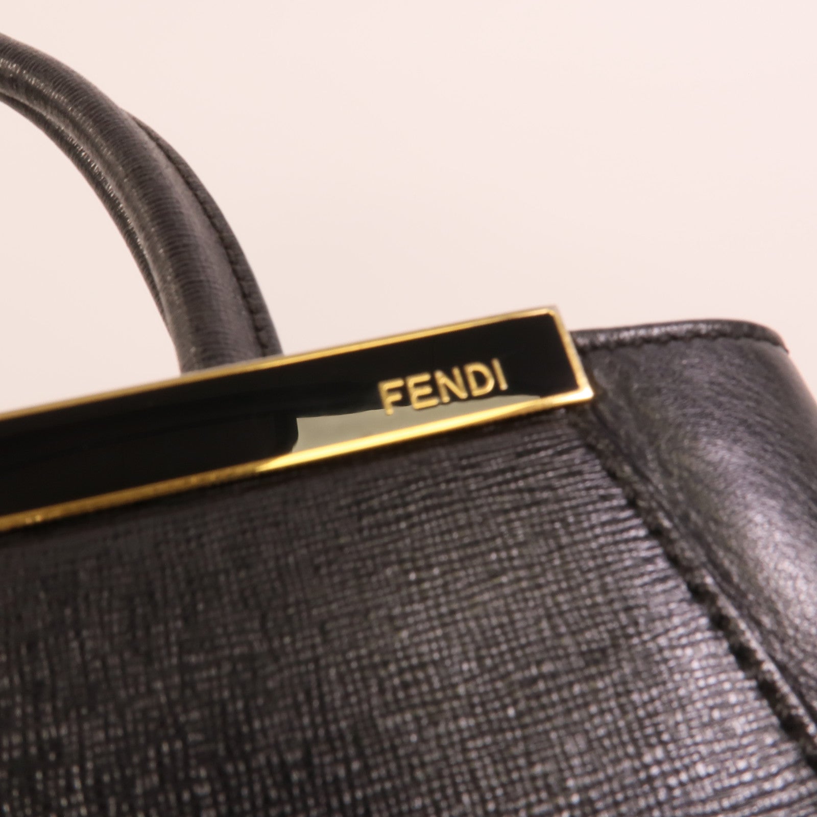 FENDI 牛皮皮革Petite 2Jours手挽肩背兩用袋