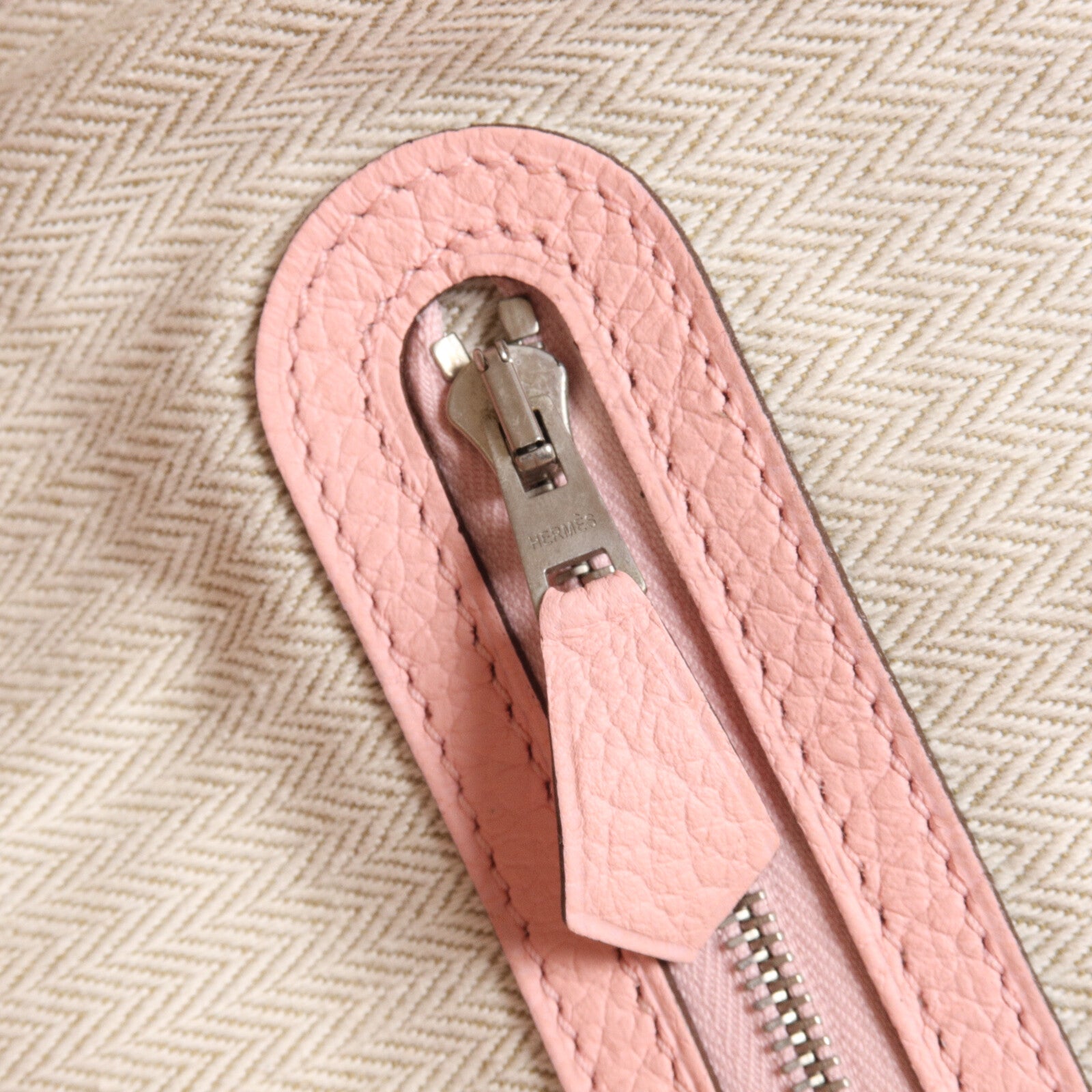 HERMES Negonda皮革Garden Party PM手挽袋Rose Sakura
