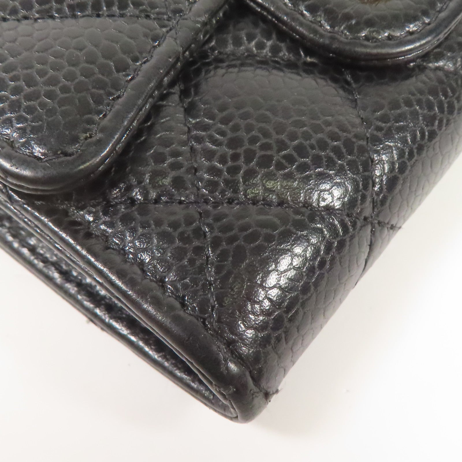 CHANEL 牛皮皮革Card case金扣卡片套