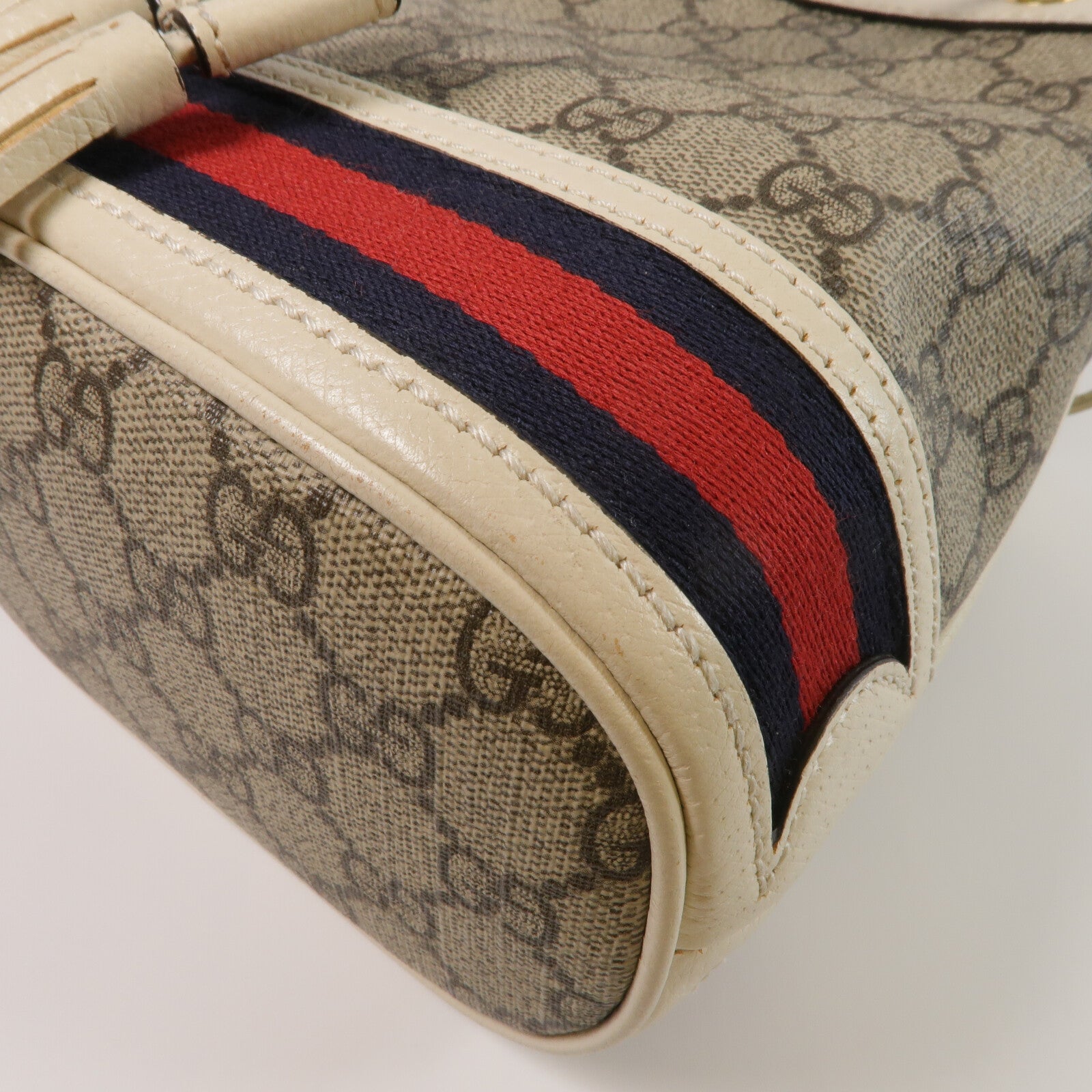 GUCCI 塗層帆布Ophidia GG Mini Bucket Bag肩背袋