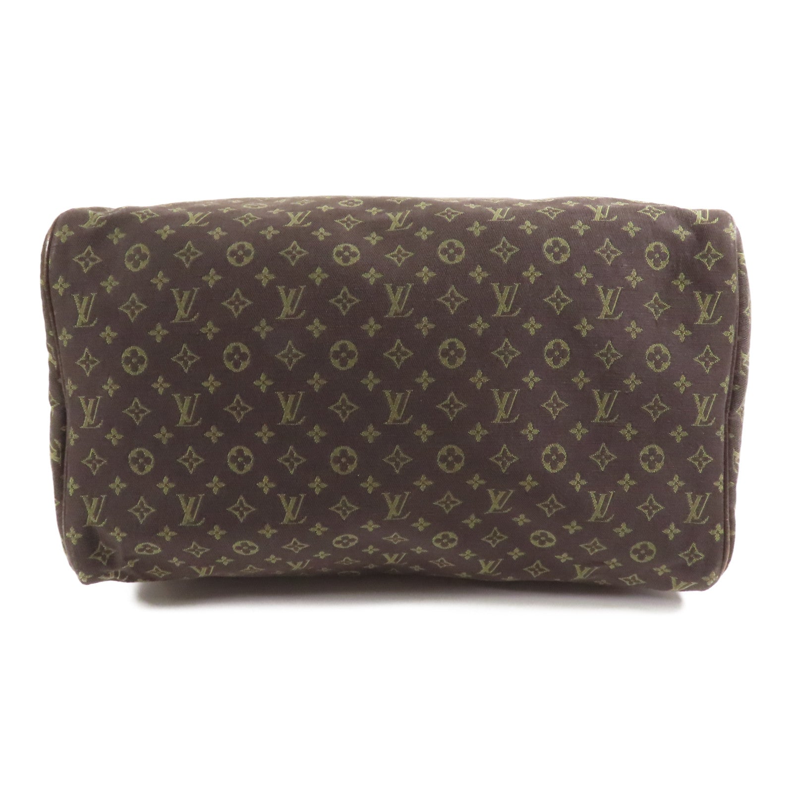 LOUIS VUITTON LV GHW Speedy 30 Handbag M95224 Monogram Mini Lin Brown