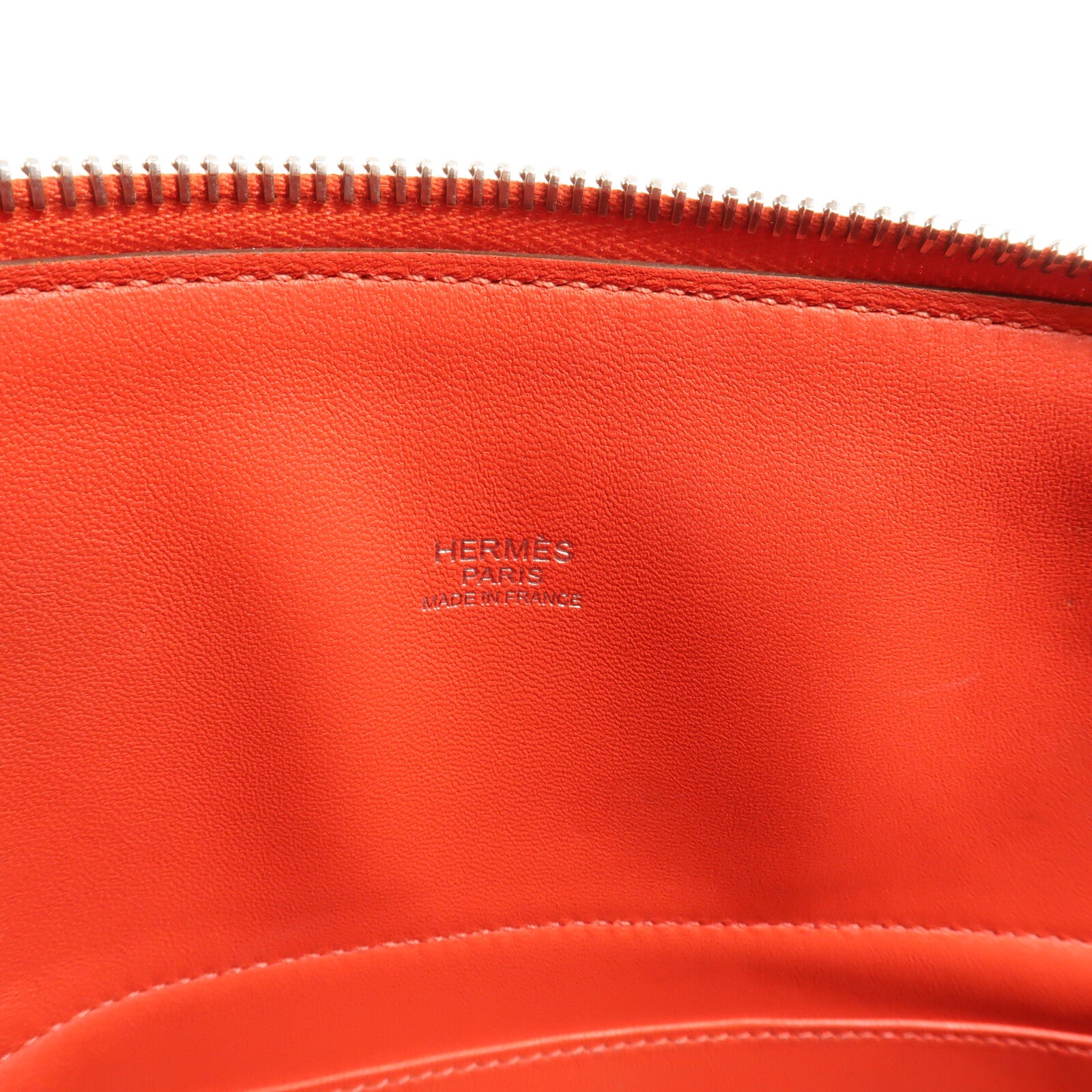 HERMES Togo皮革Bolide 31手挽肩背兩用袋Rouge Pivoine
