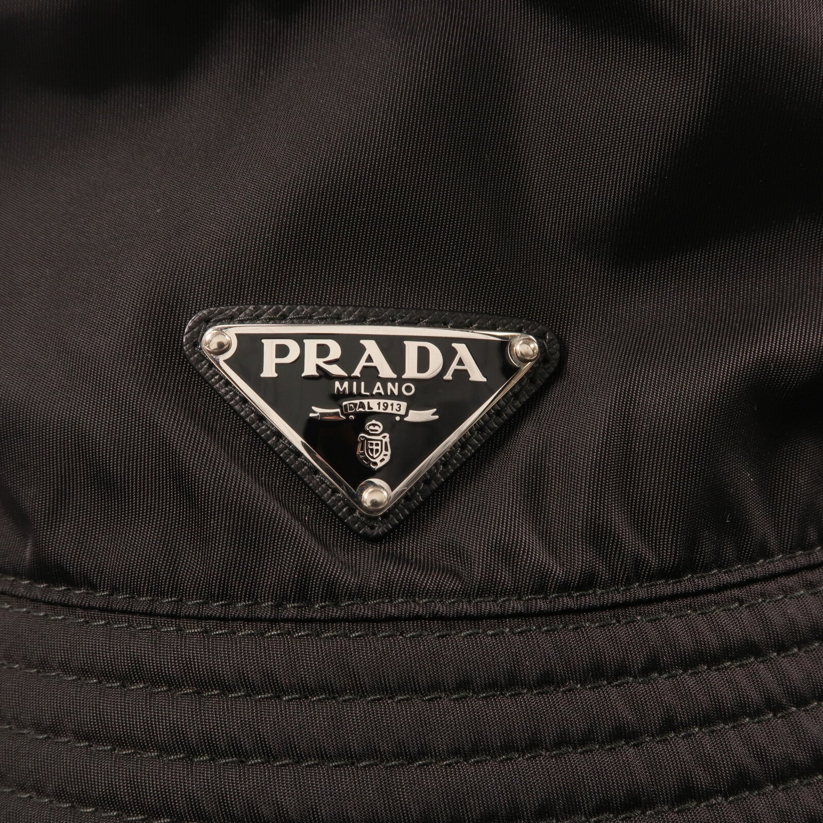 PRADA 尼龍Re-Nylon Bucket Hat L帽子