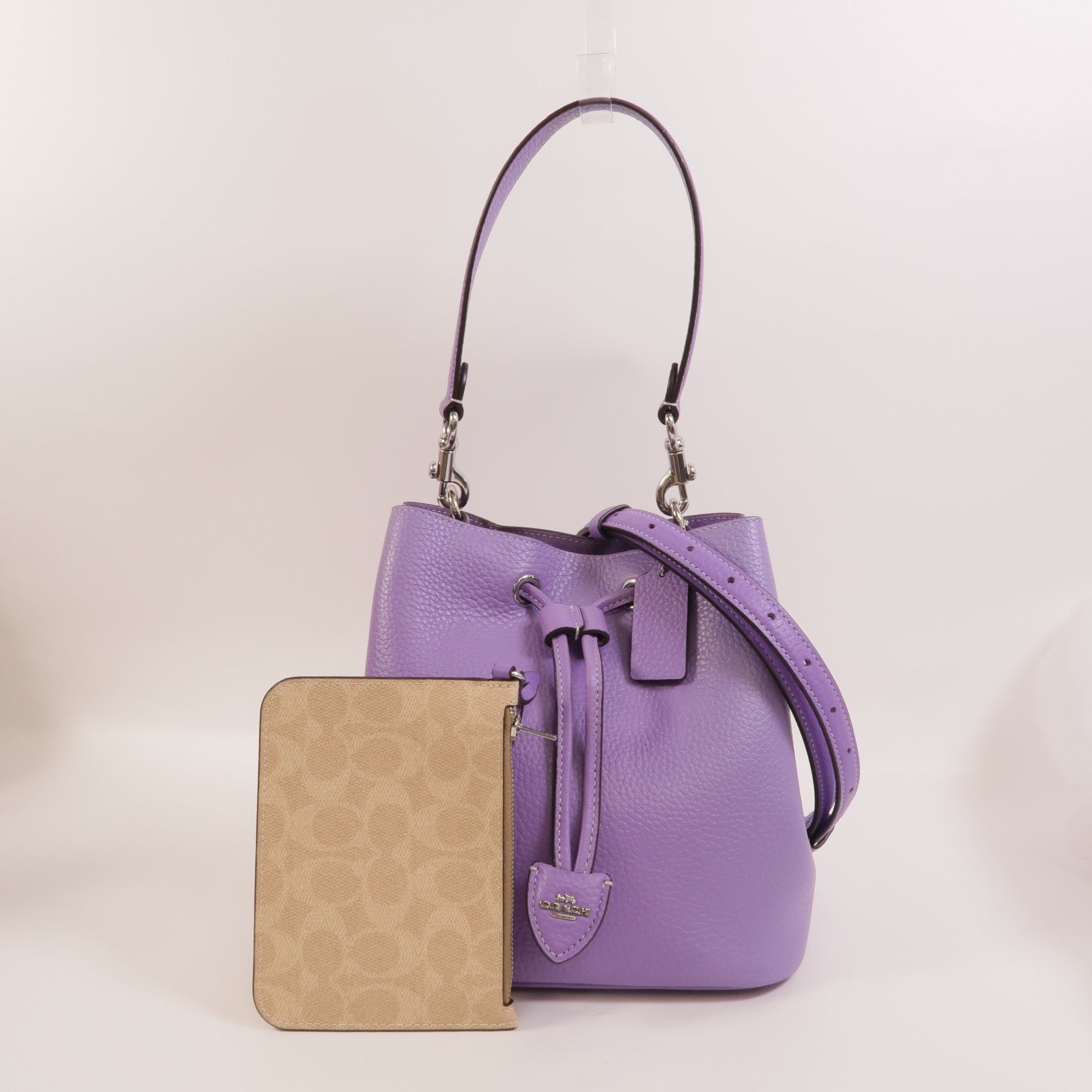 COACH 牛皮皮革Bucket Bag手挽肩背兩用袋