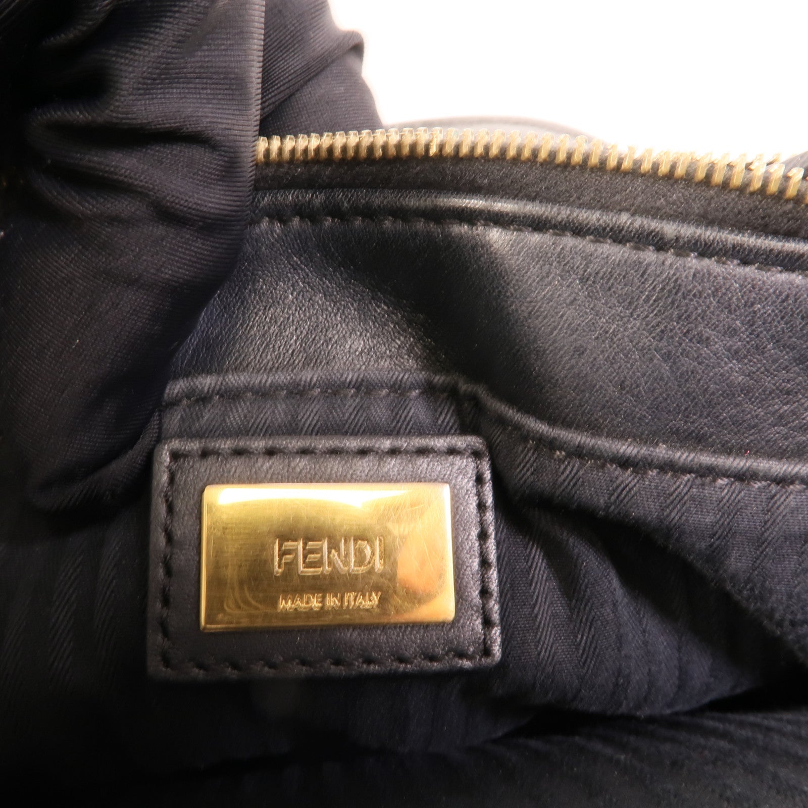 FENDI 牛皮皮革Petite 2Jours手挽肩背兩用袋