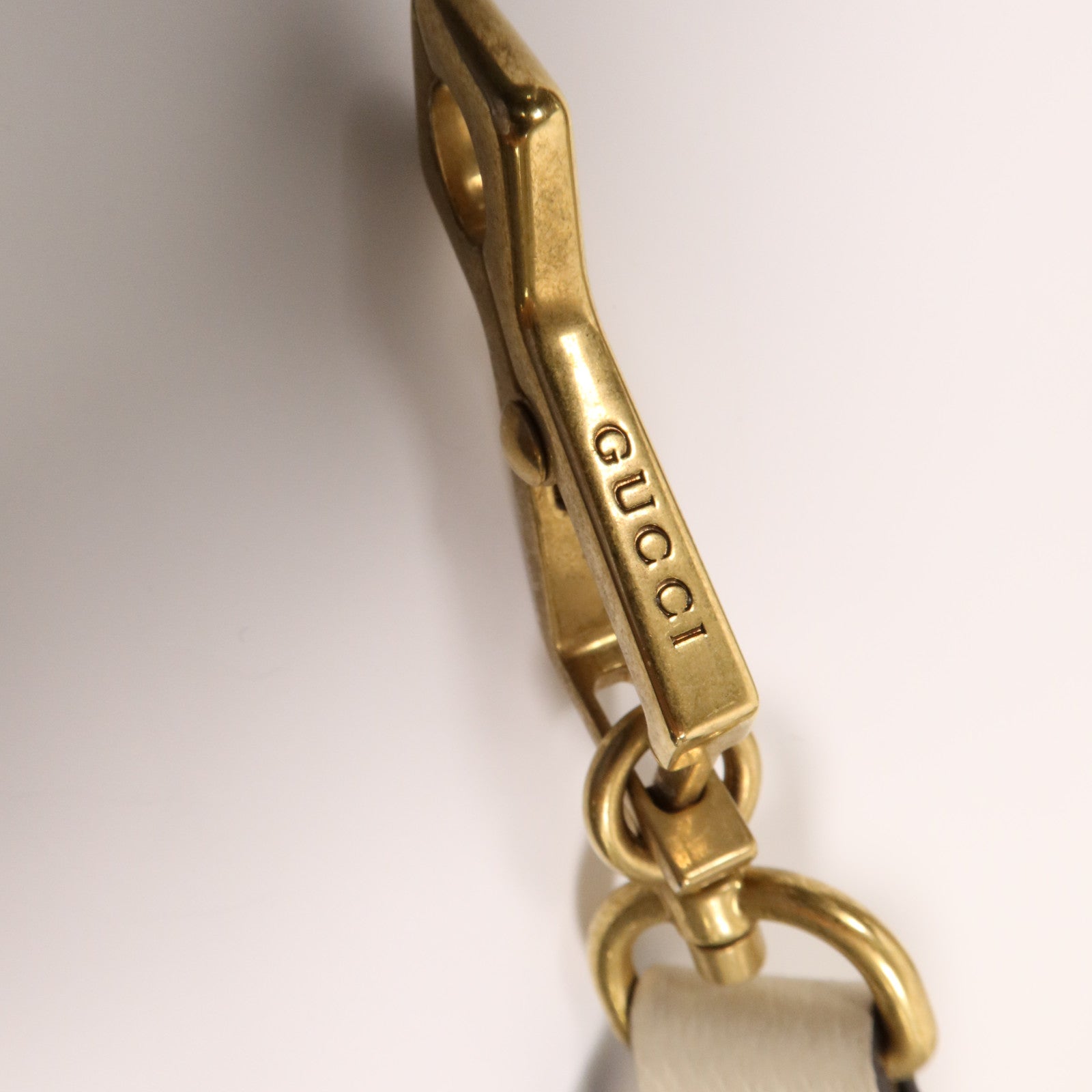 GUCCI 牛皮皮革Totern Butterfly金扣手挽肩背兩用袋