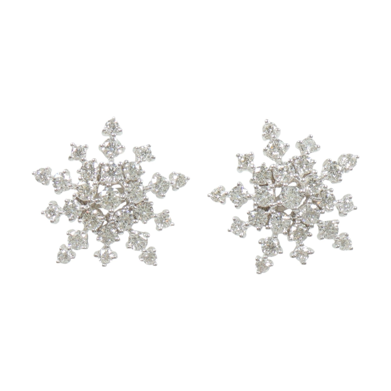 JEWELRY 18K白金Diamond Earrings鑽石耳環