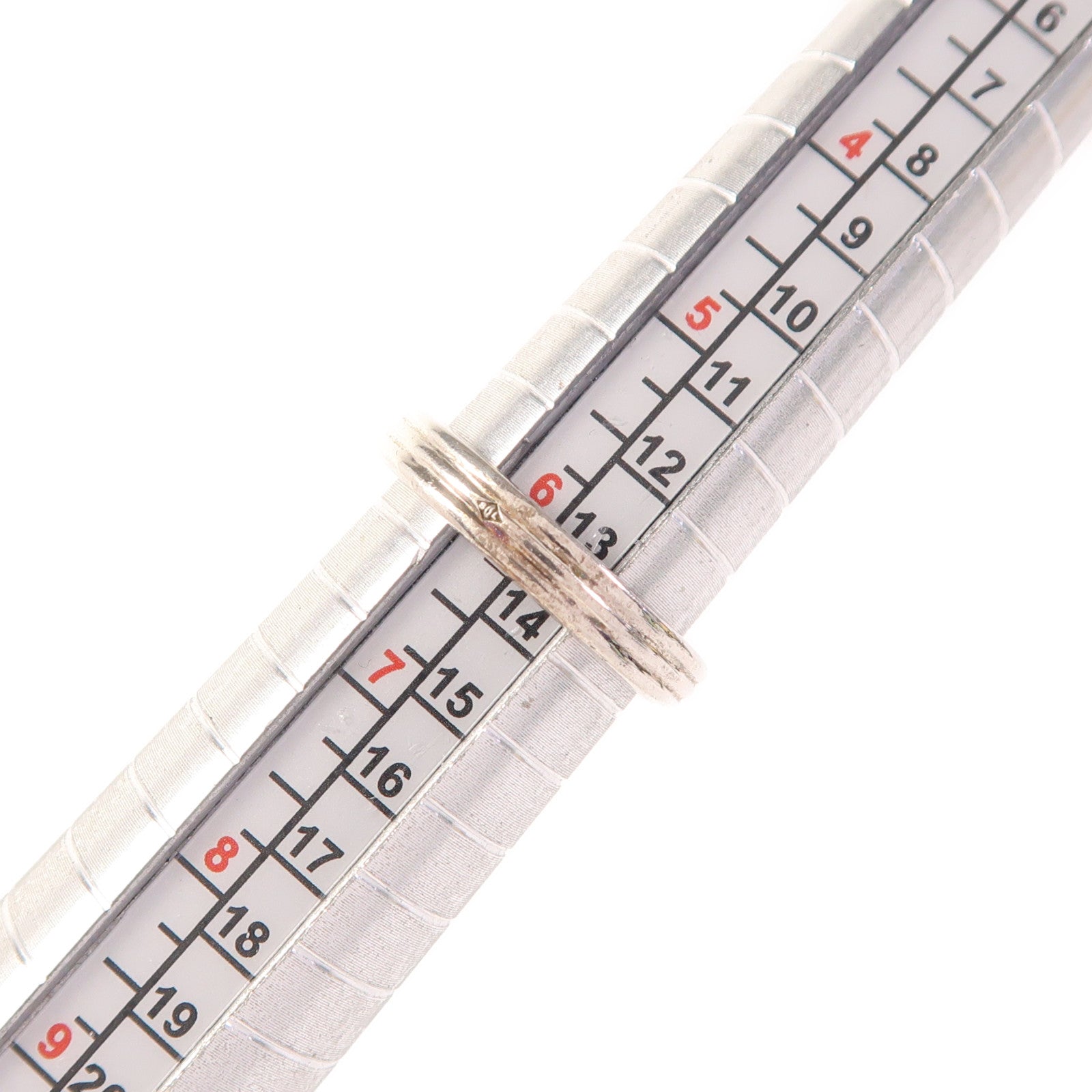 HERMES 925純銀Chaine D Ancre戒指US#6