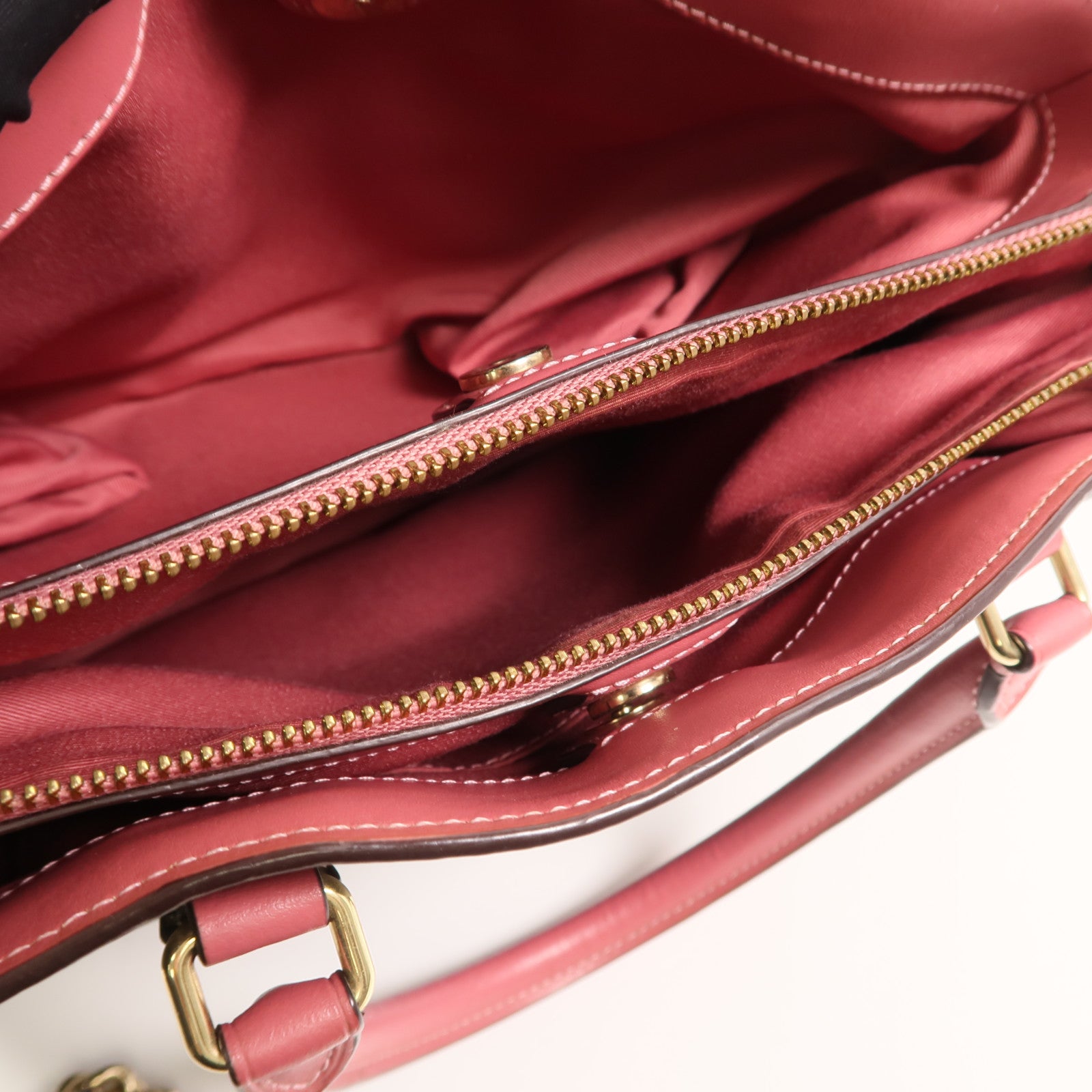 COACH 牛皮皮革2 Way Shoulder Bag手挽肩背兩用袋