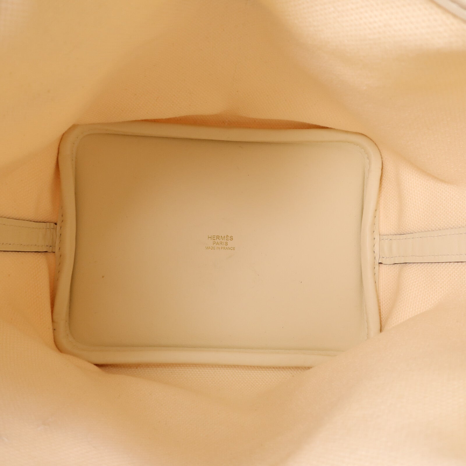 HERMES Swift皮革/帆布Picotin PM金扣手挽袋