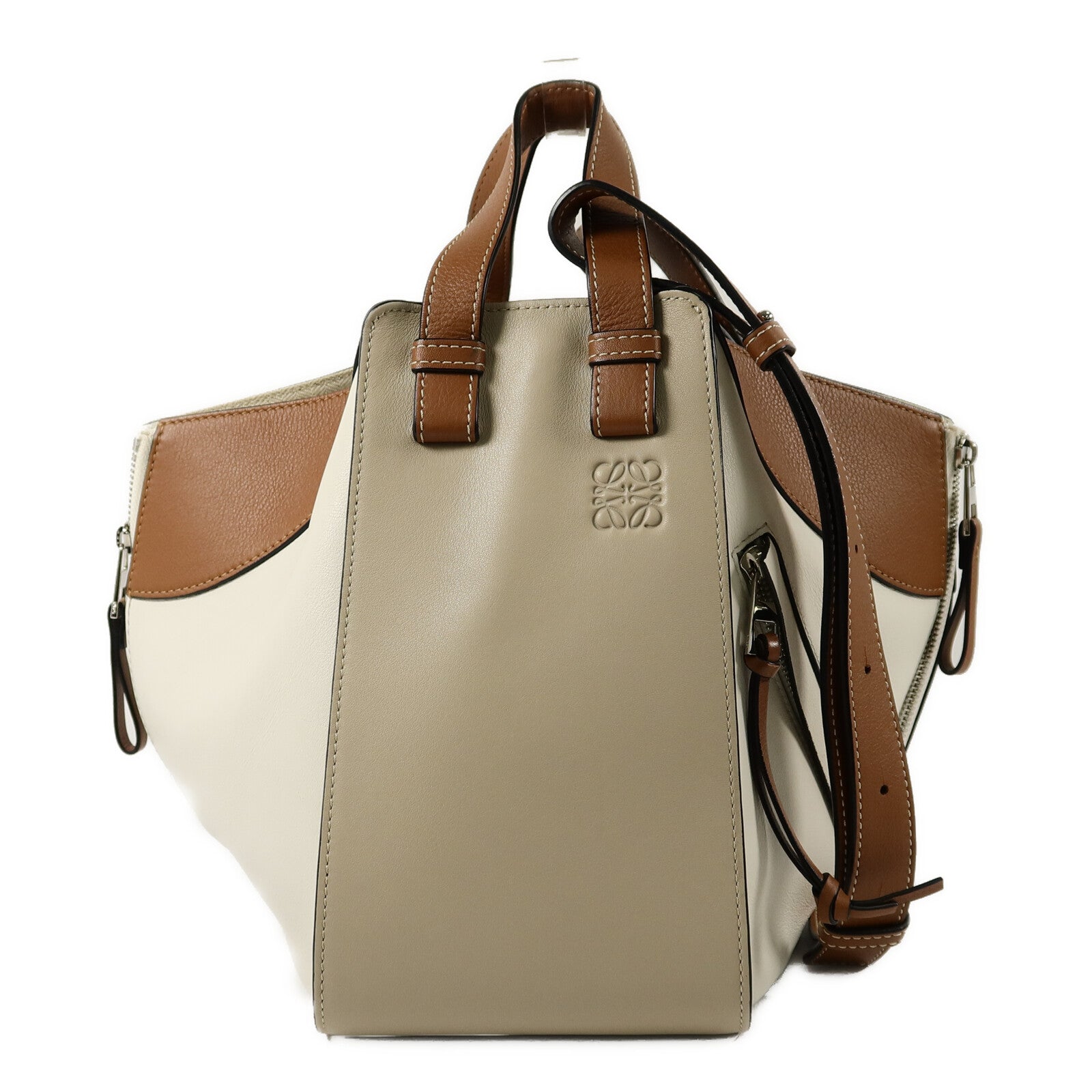 LOEWE 牛皮皮革Hammock Small肩背袋