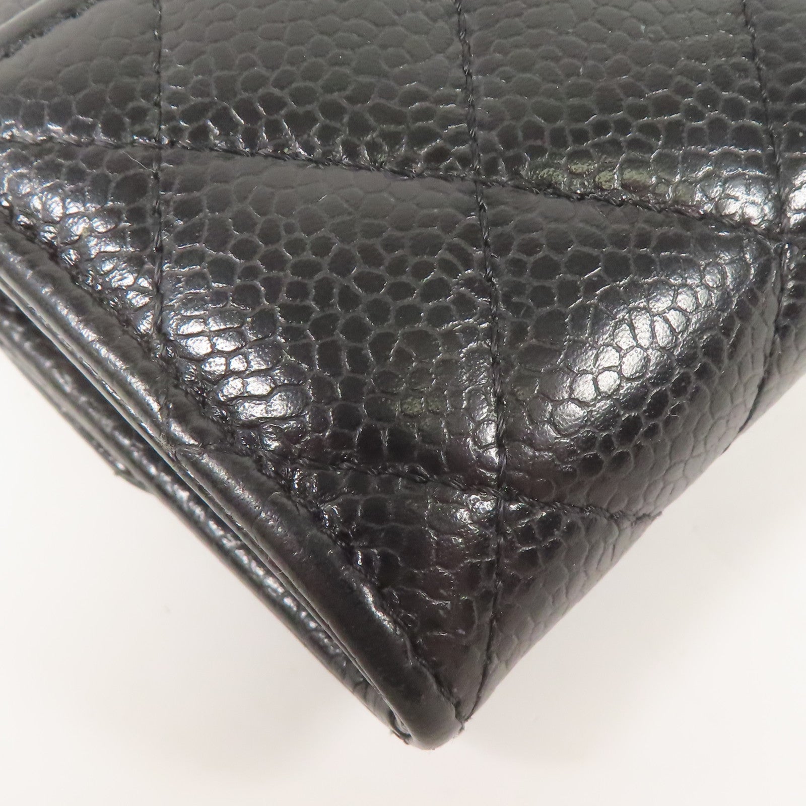 CHANEL 牛皮皮革Card case金扣卡片套