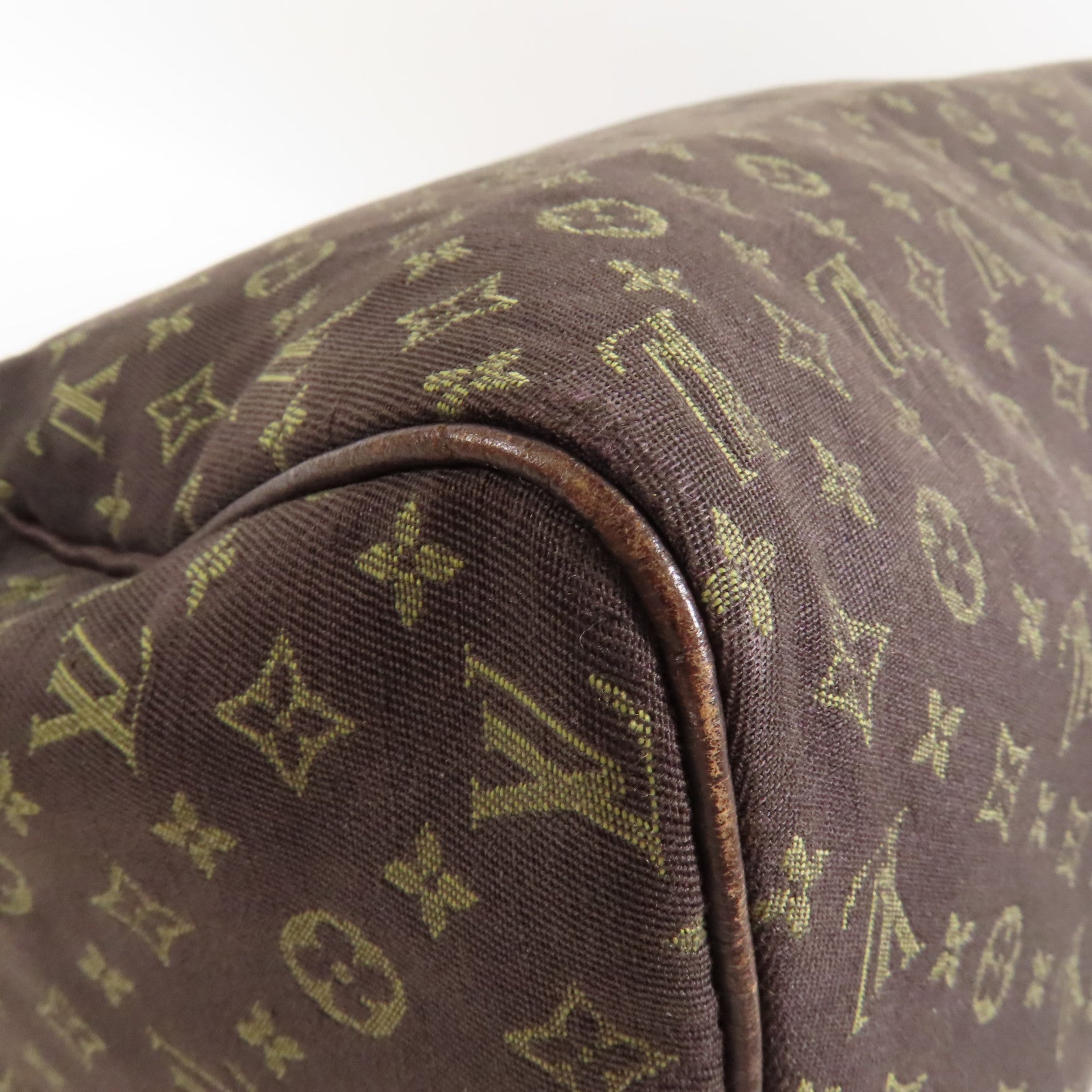 LOUIS VUITTON LV GHW Speedy 30 Handbag M95224 Monogram Mini Lin Brown