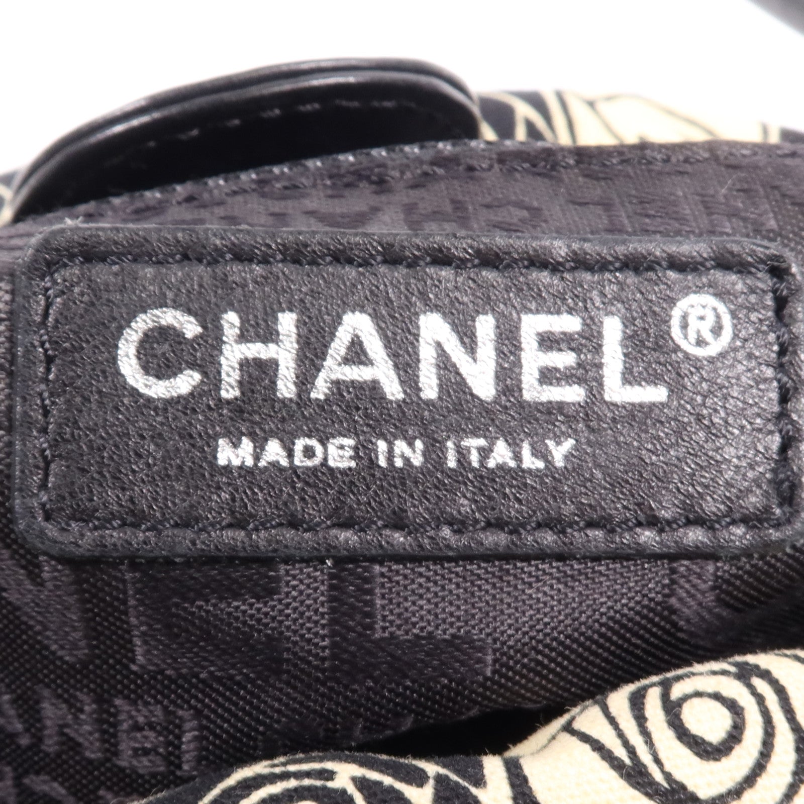 CHANEL 帆布Vintage Shoulder Bag銀扣肩背袋