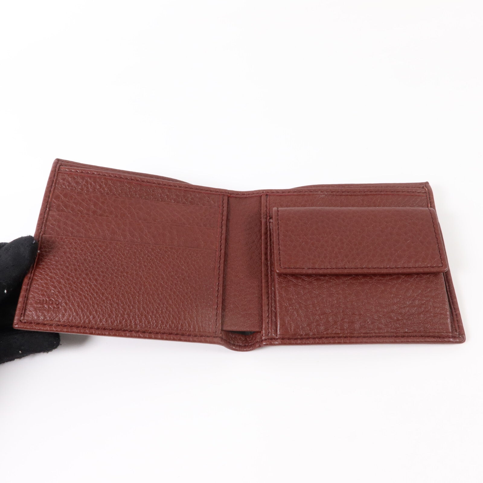 GUCCI 牛皮皮革Interlocking G Wallet錢包