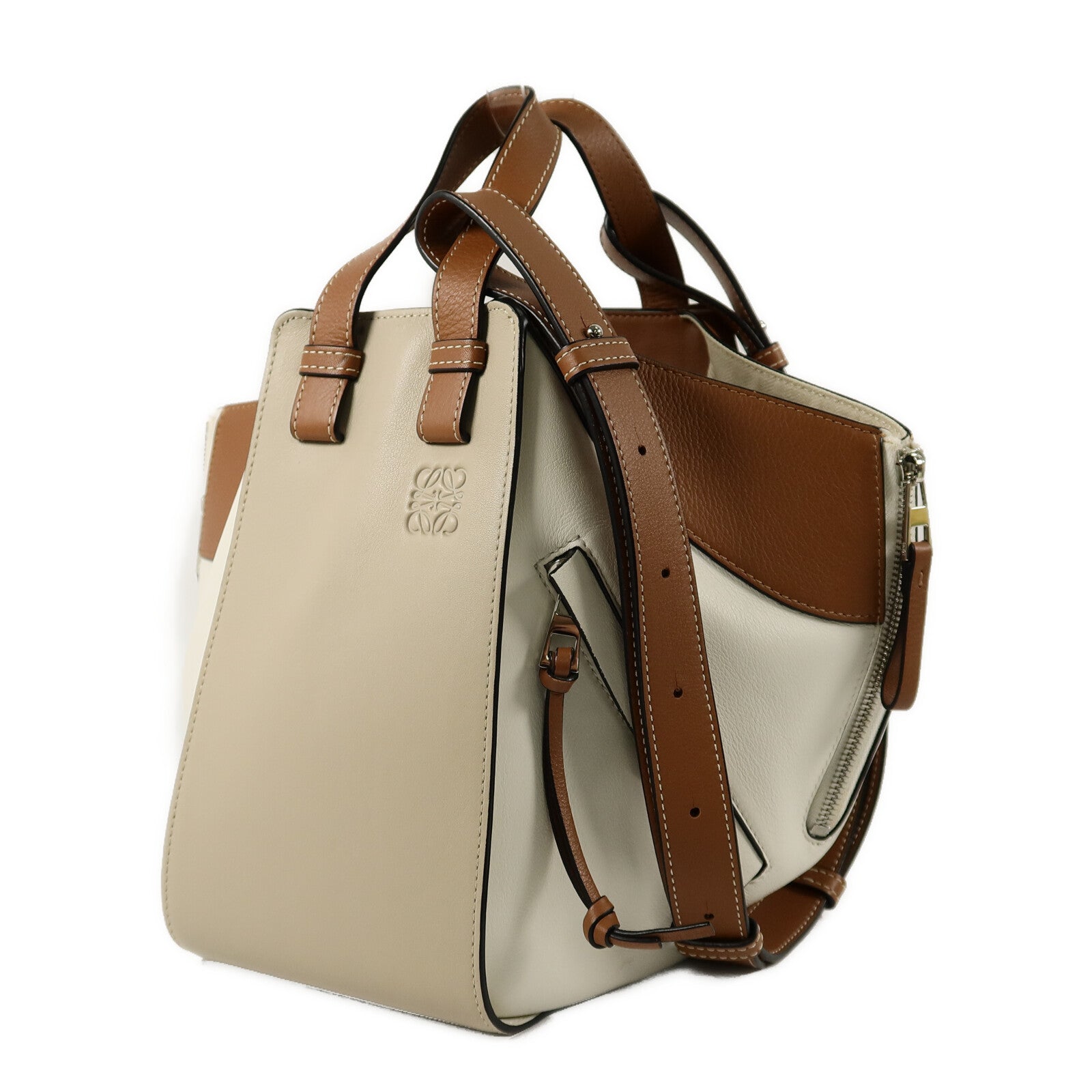 LOEWE 牛皮皮革Hammock Small肩背袋