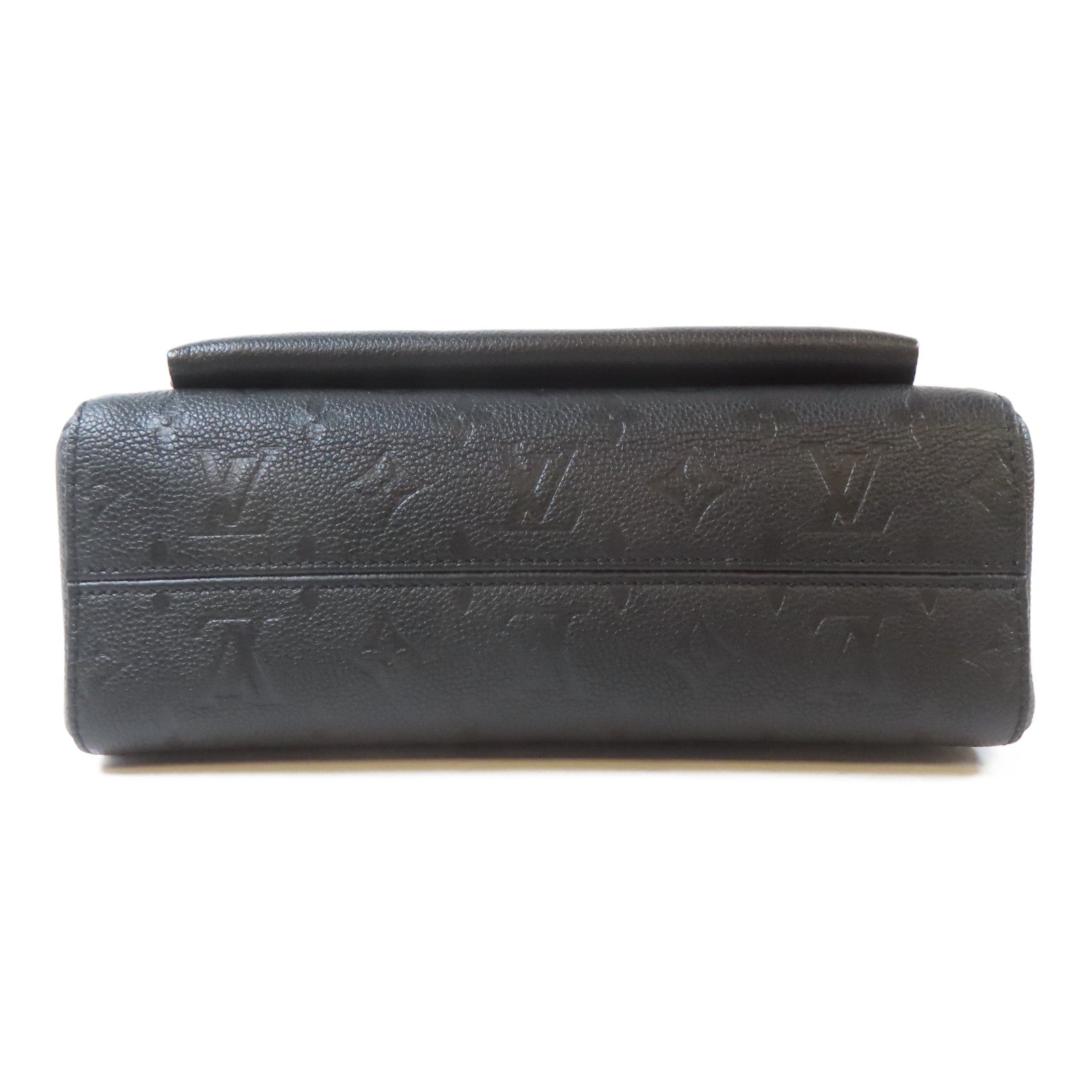 LOUIS VUITTON Monogram Empreinte Vavin PM金扣鏈帶肩背袋黑色