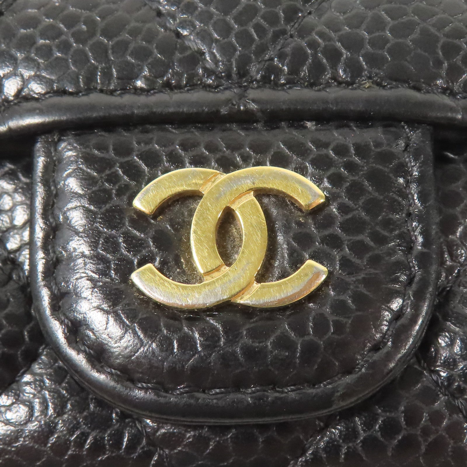 CHANEL 牛皮皮革Card case金扣卡片套