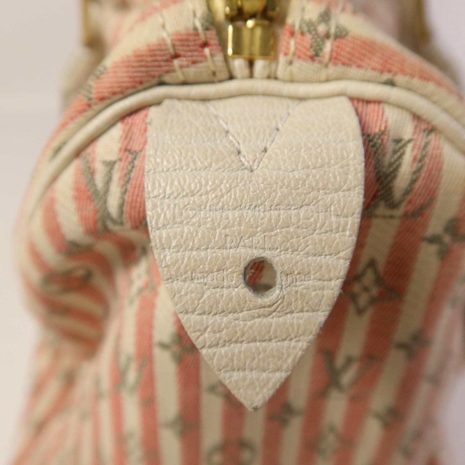 LOUIS VUITTON Monogram Mini Lin Croisette Speedy 30金扣肩背袋