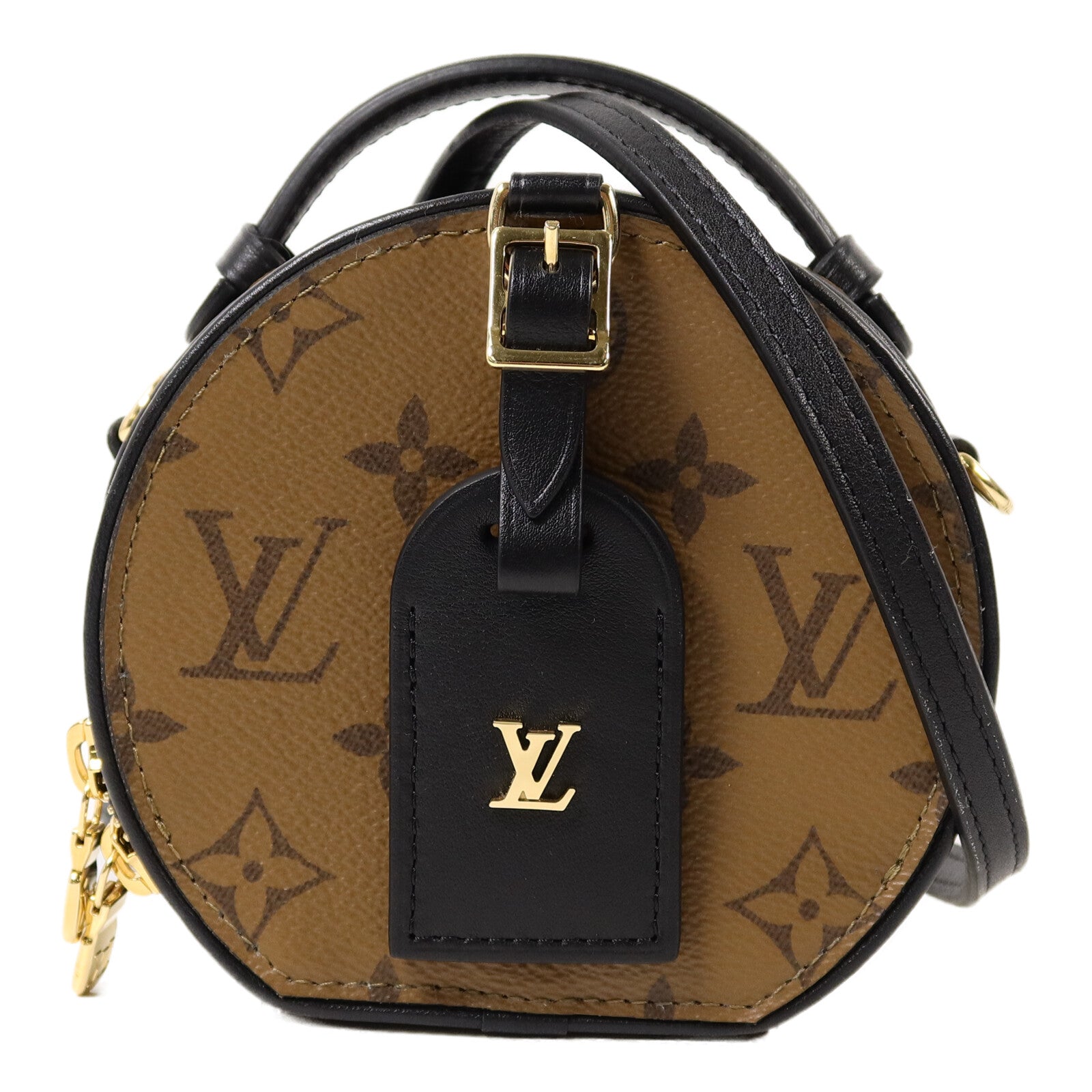 LOUIS VUITTON Monogram Reverse Mini Boite手挽肩背兩用袋