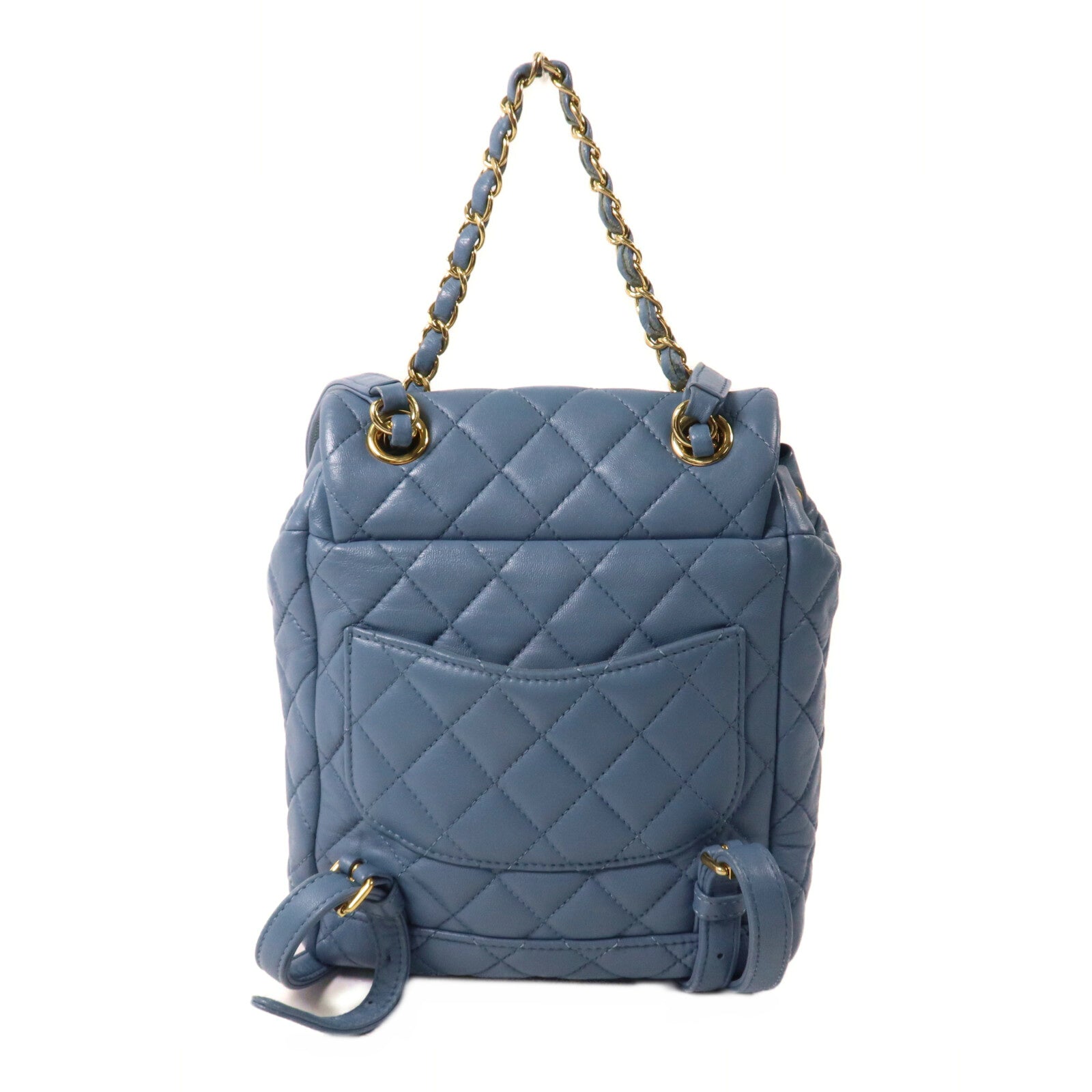 CHANEL 羊皮皮革BackPack鏈帶背包