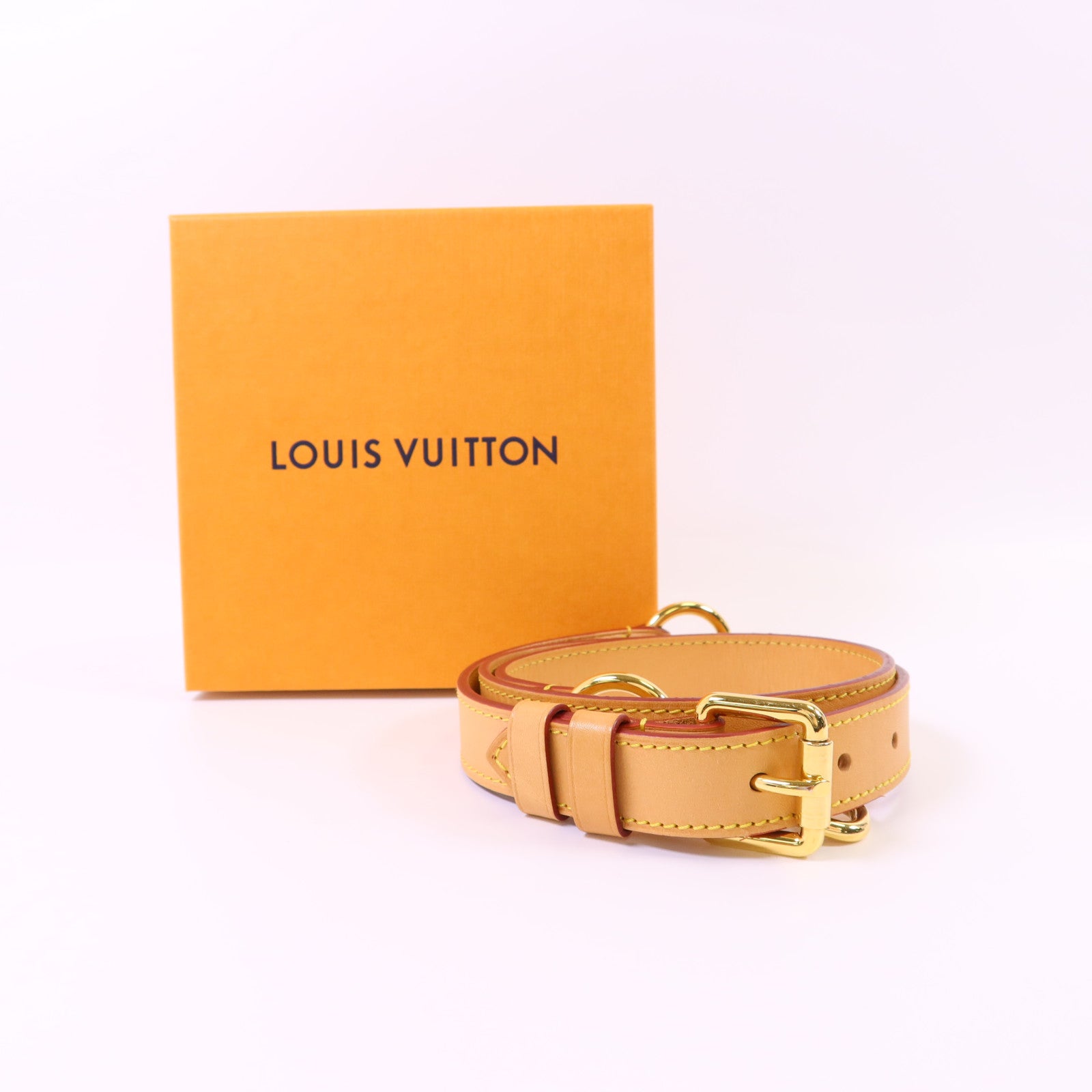LOUIS VUITTON 皮革Shoulder Strap金扣肩帶