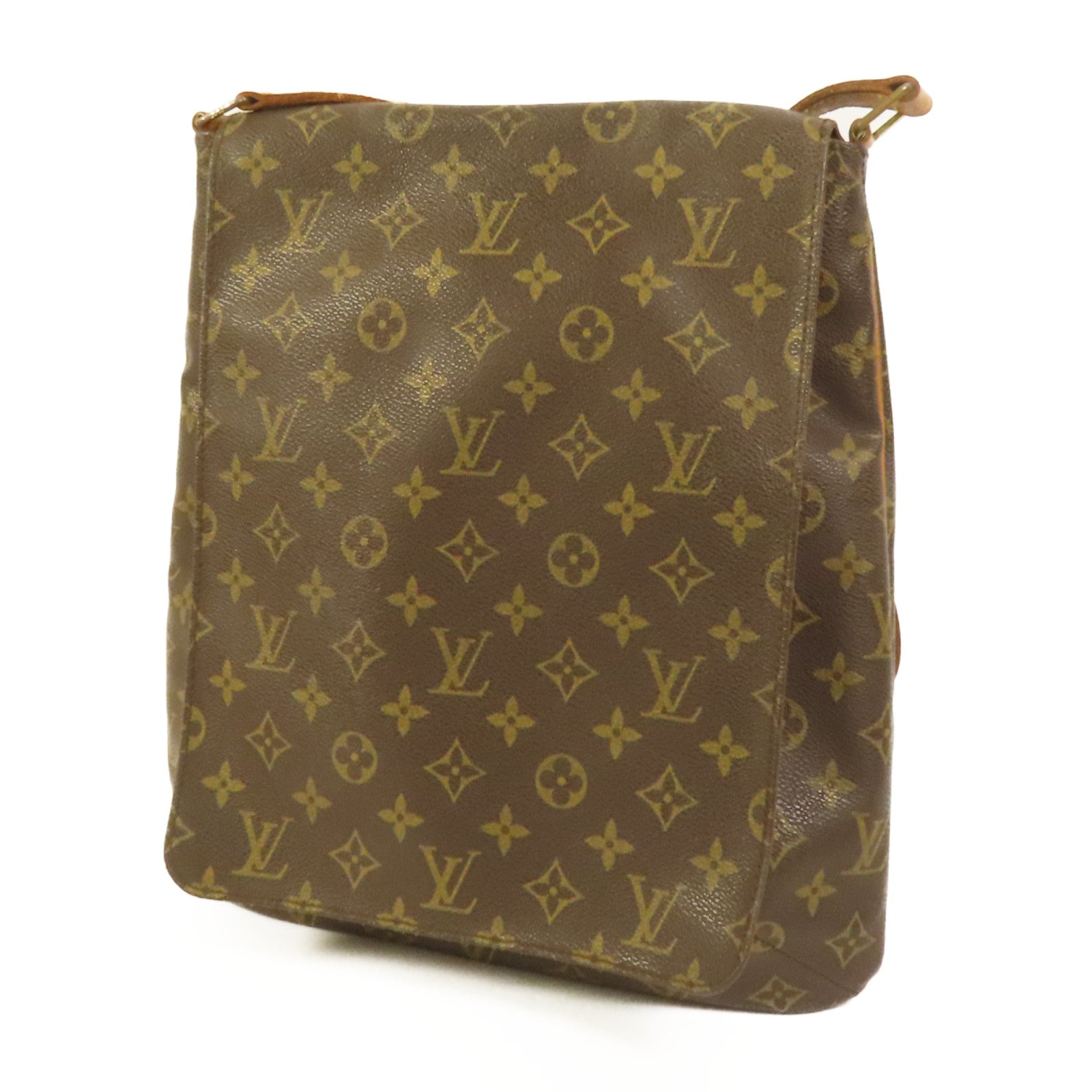 LOUIS VUITTON Monogram Musette金扣肩背袋