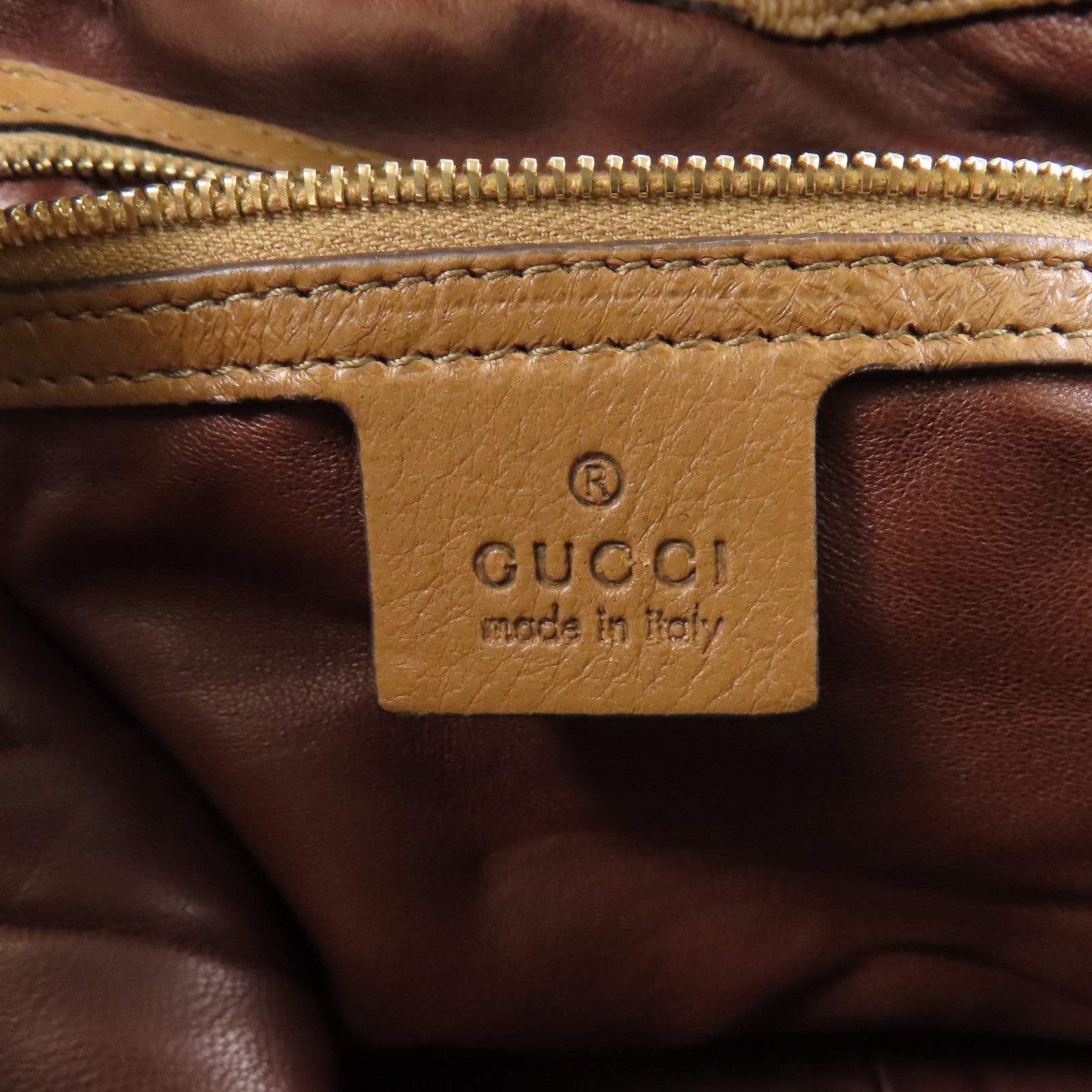 GUCCI 蛇皮皮革銀扣手挽肩背兩用袋