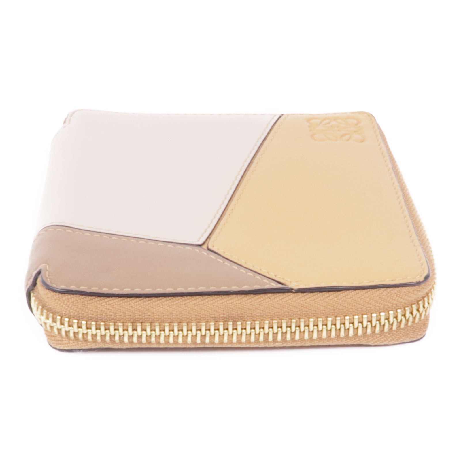LOEWE 牛皮皮革Puzzle Wallet金扣錢包