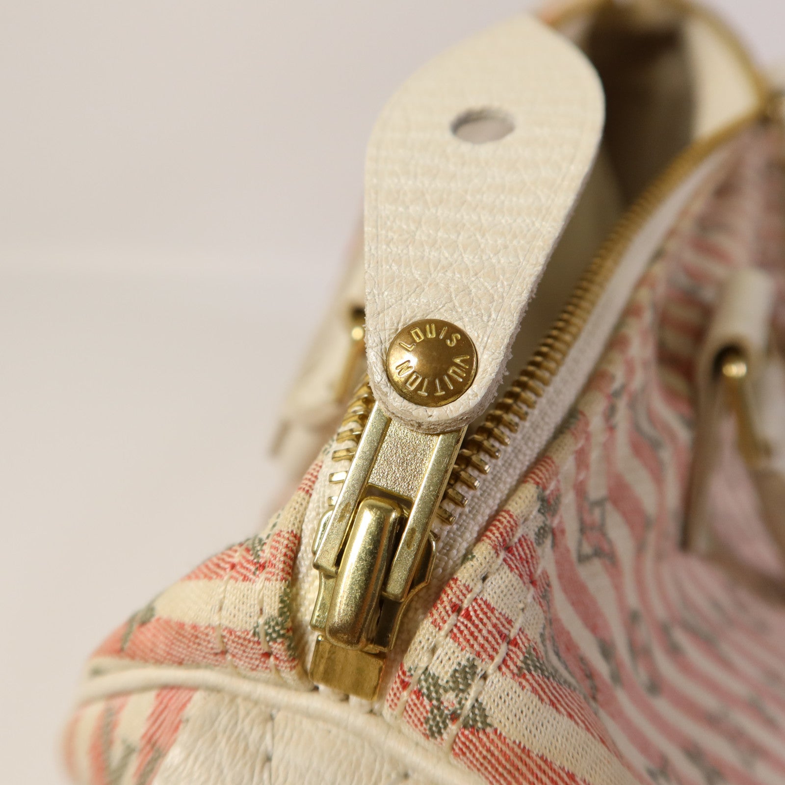 LOUIS VUITTON Monogram Mini Lin Croisette Speedy 30金扣肩背袋