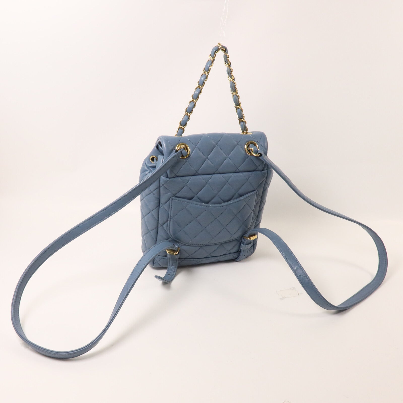 CHANEL 羊皮皮革BackPack鏈帶背包