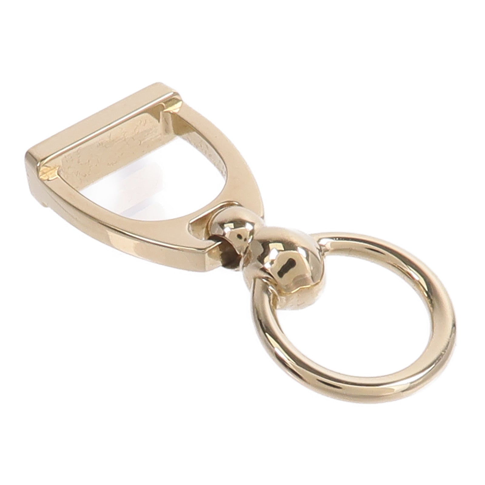 HERMES 黃銅Charms Etrier Twilly Ring絲巾扣