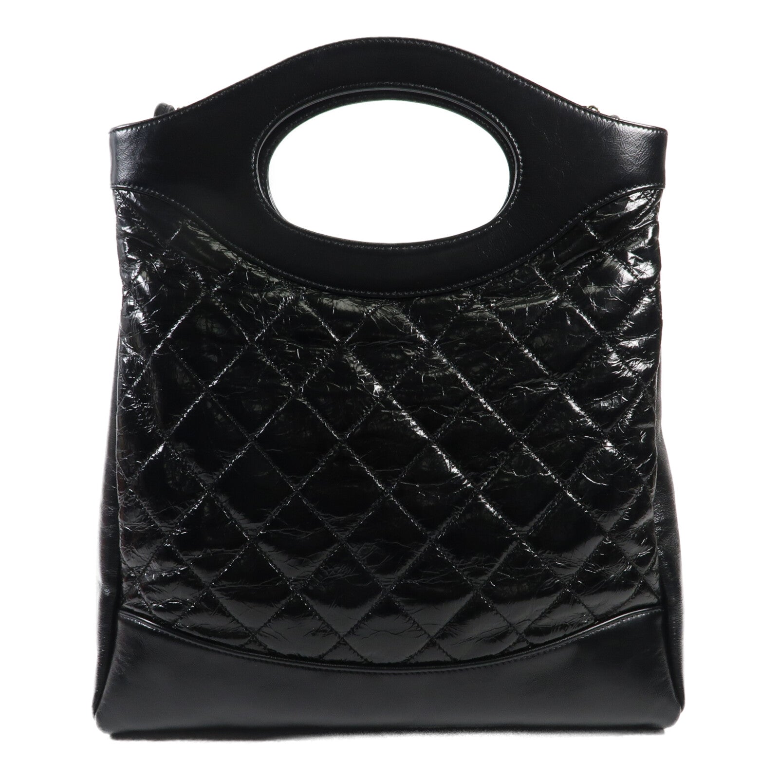 CHANEL 牛皮皮革Chanel 31金扣手挽肩背兩用袋