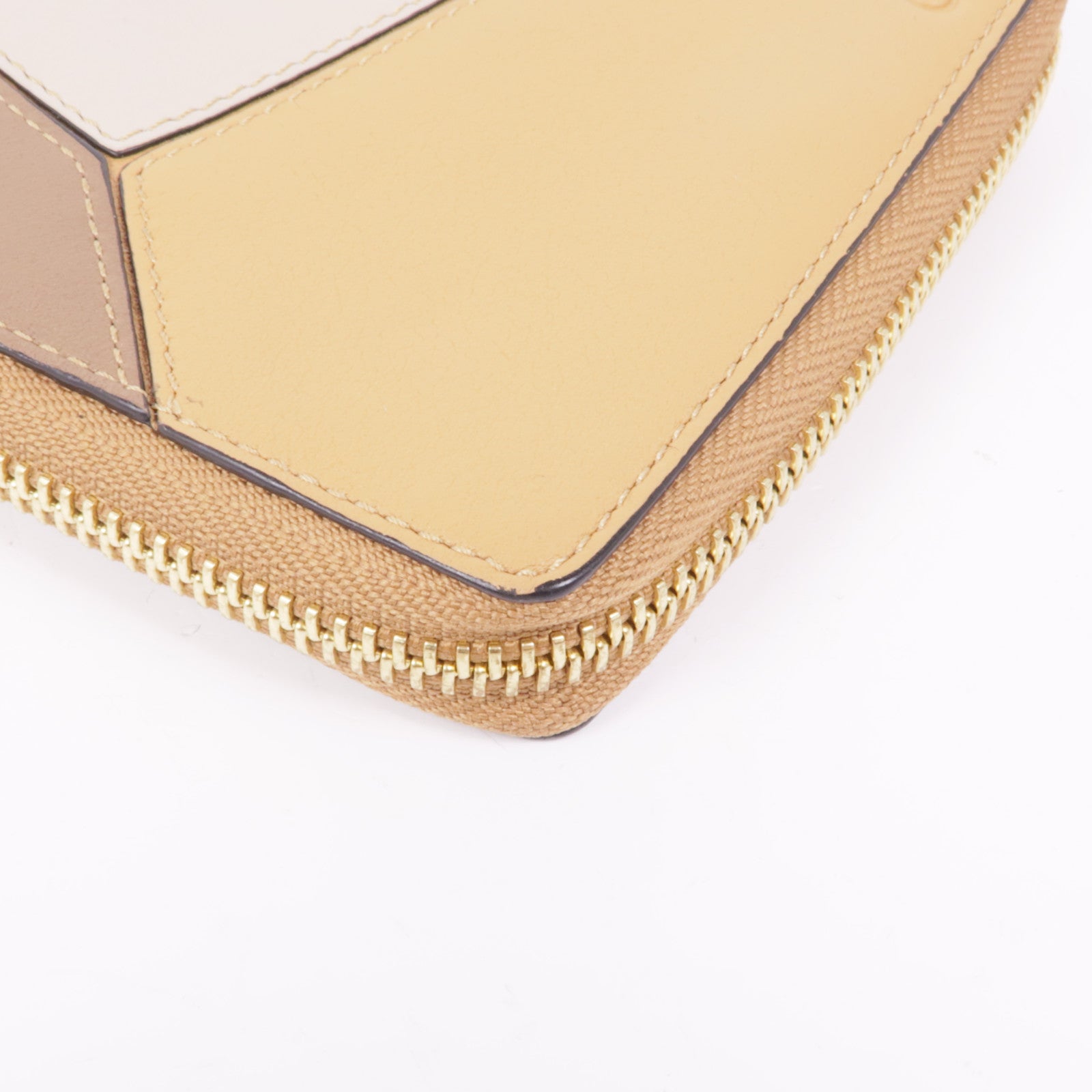 LOEWE 牛皮皮革Puzzle Wallet金扣錢包