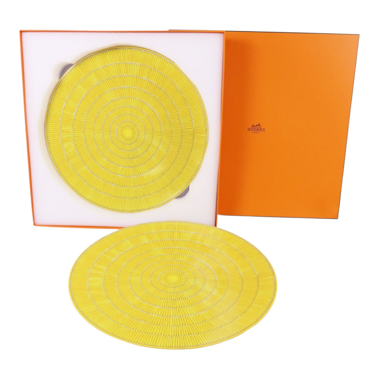 HERMES 陶瓷Soleil d'Hermes presentation Plate陶瓷展示盤